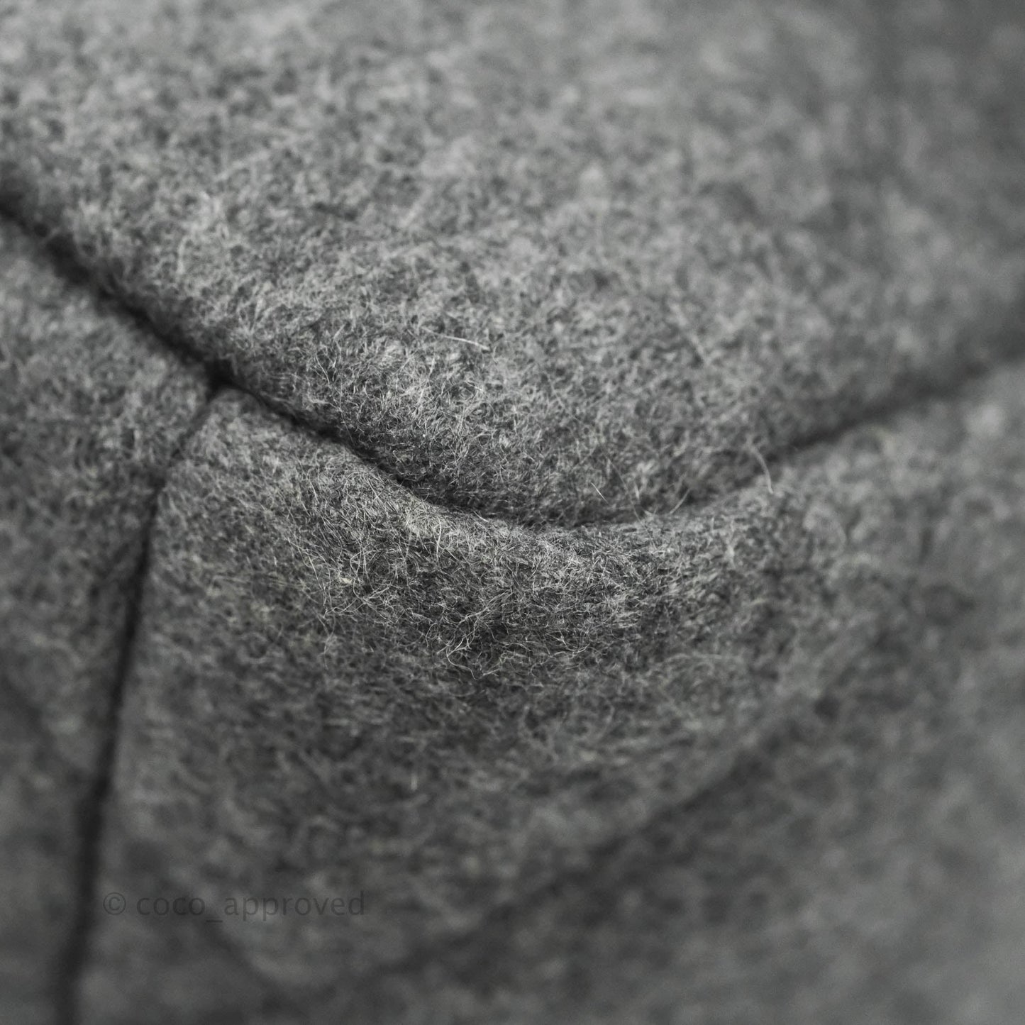 Chanel 19 Small Grey Wool Fabric Mixed Hardware