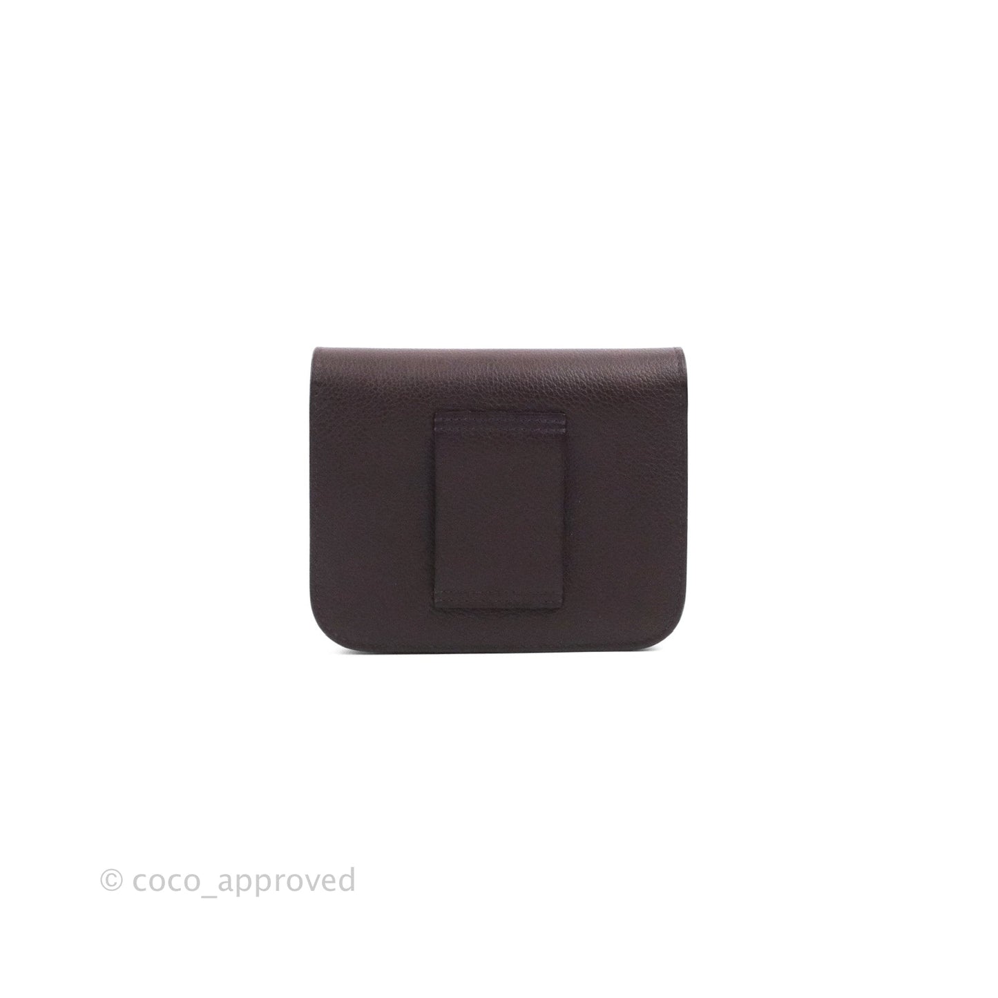 Hermès Constance Slim Wallet Rouge Sellier Evercolor Gold Hardware