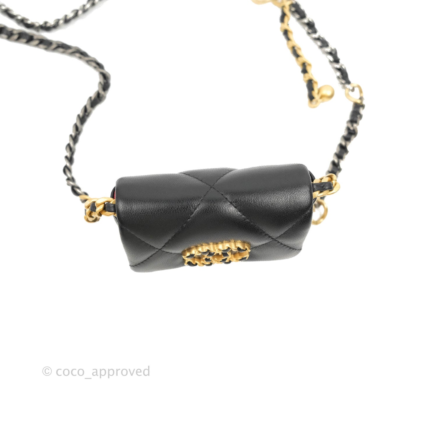 Chanel 19 Belt Bag Black Mixed Hardware