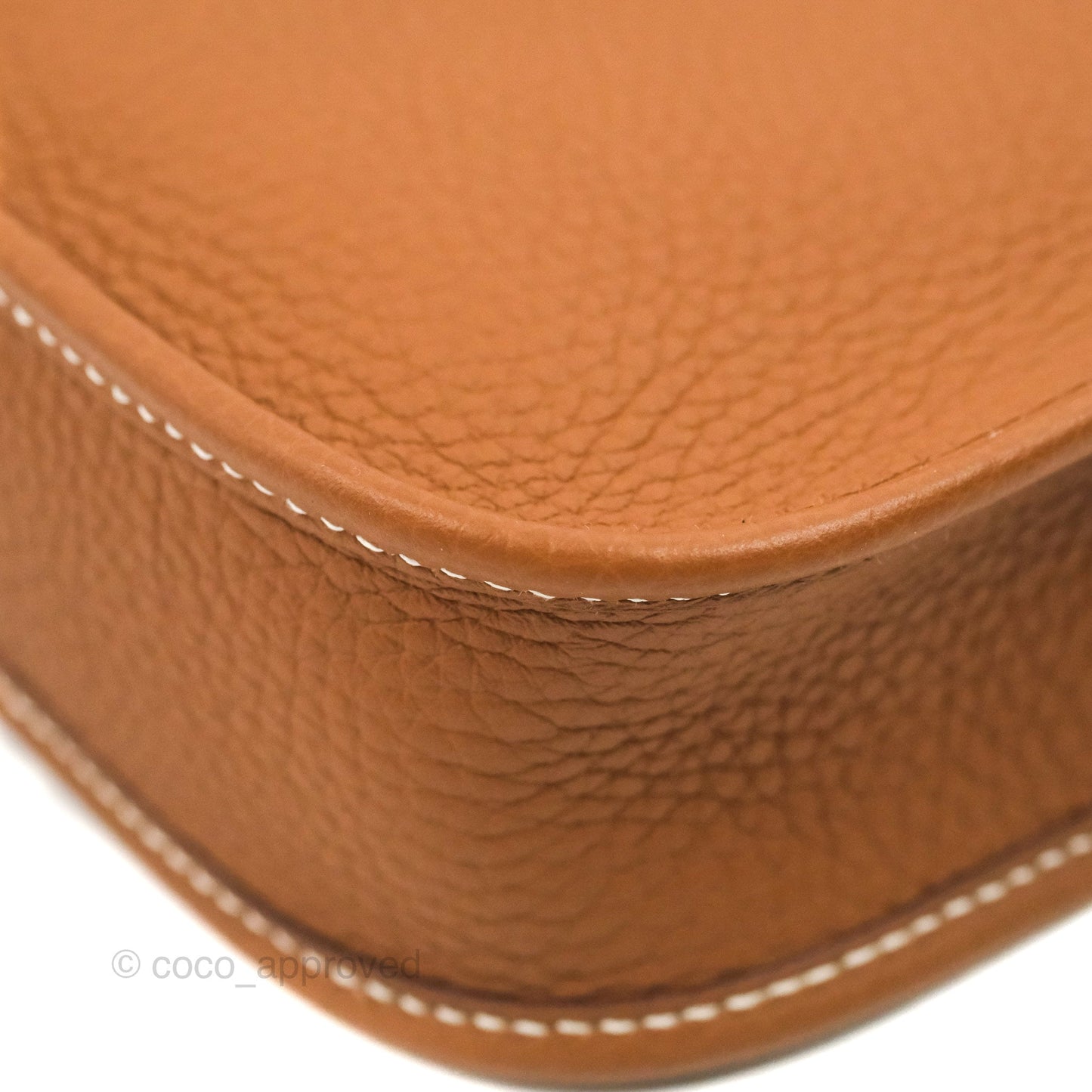 Hermès Mini Evelyne 16 Gold Clemence Palladium Hardware