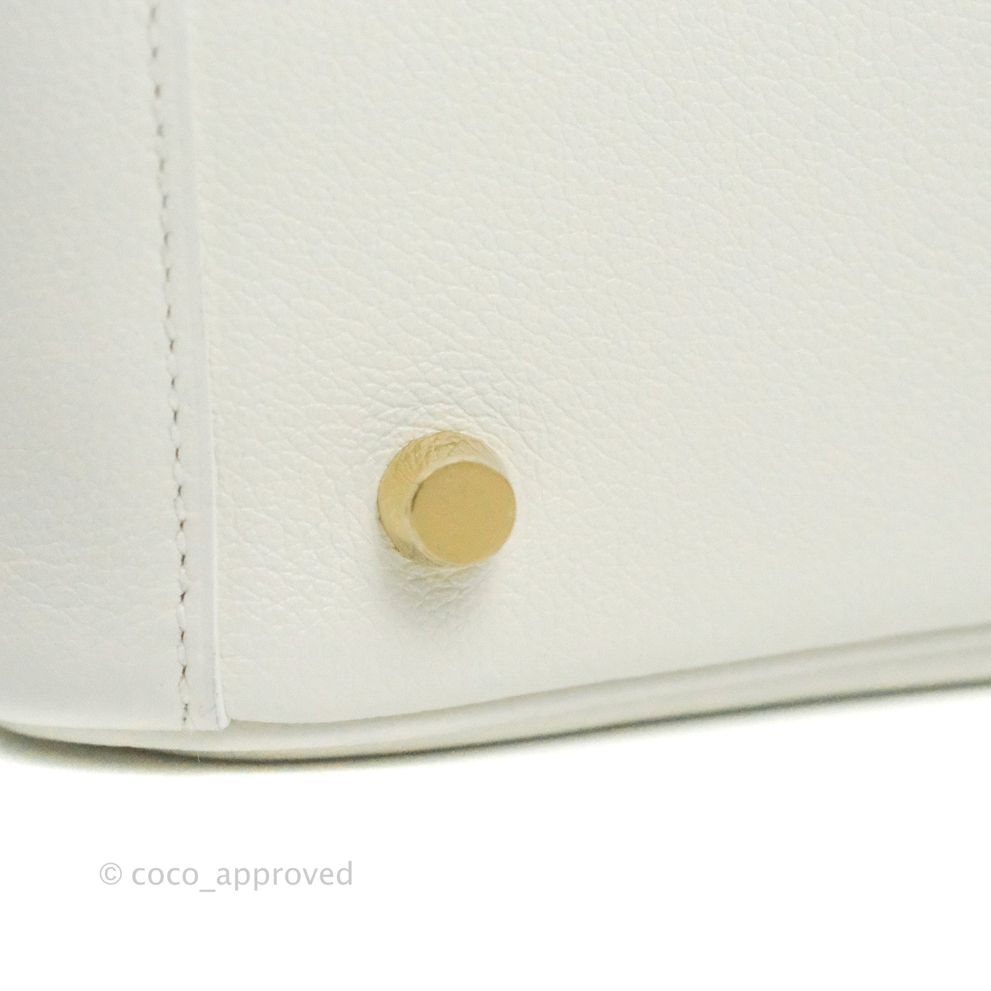 Hermès Lindy 26 Evercolor Blanc Gold Hardware