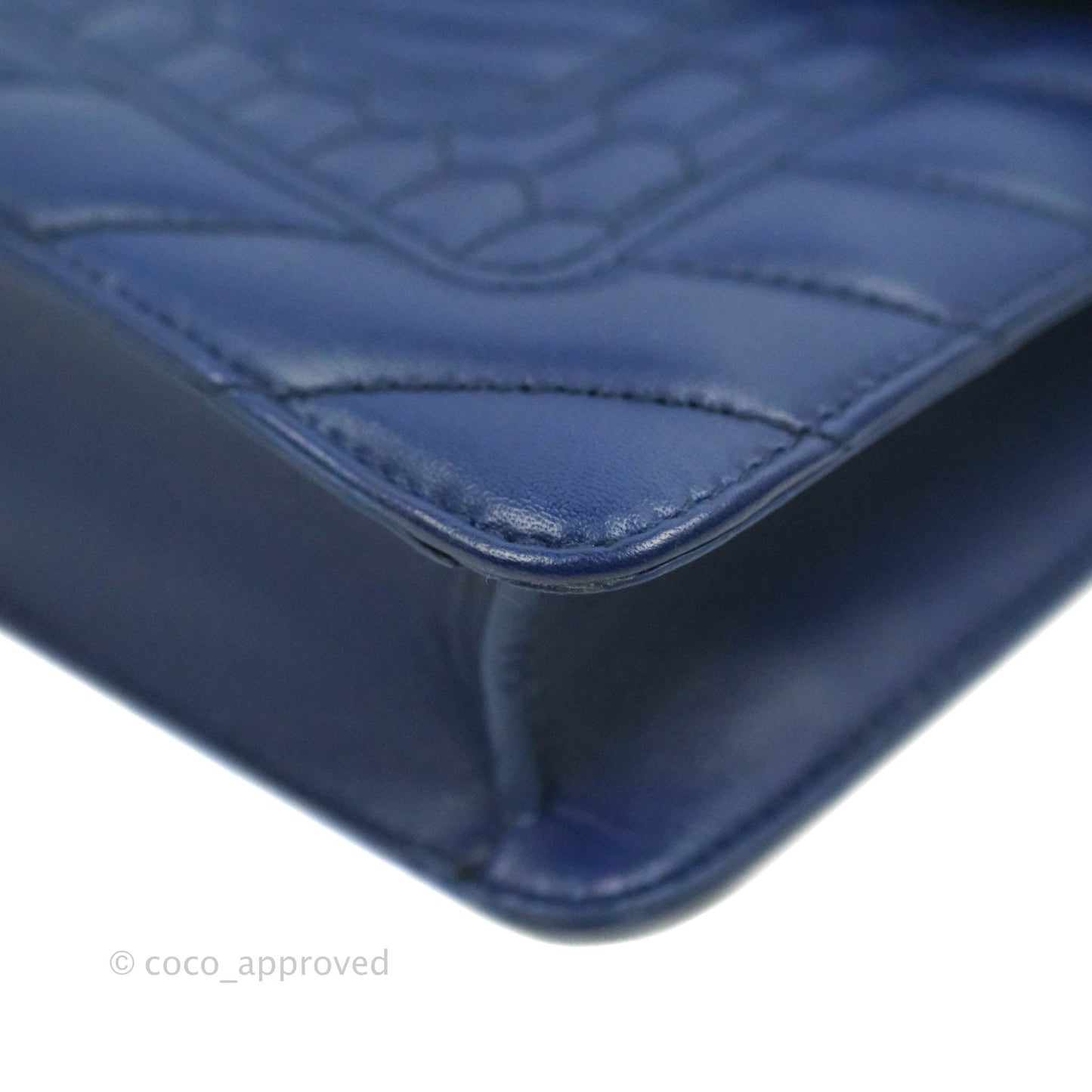 Bvlgari Small Quilted Scaglie Serpenti Forever Shoulder Bag in Blue