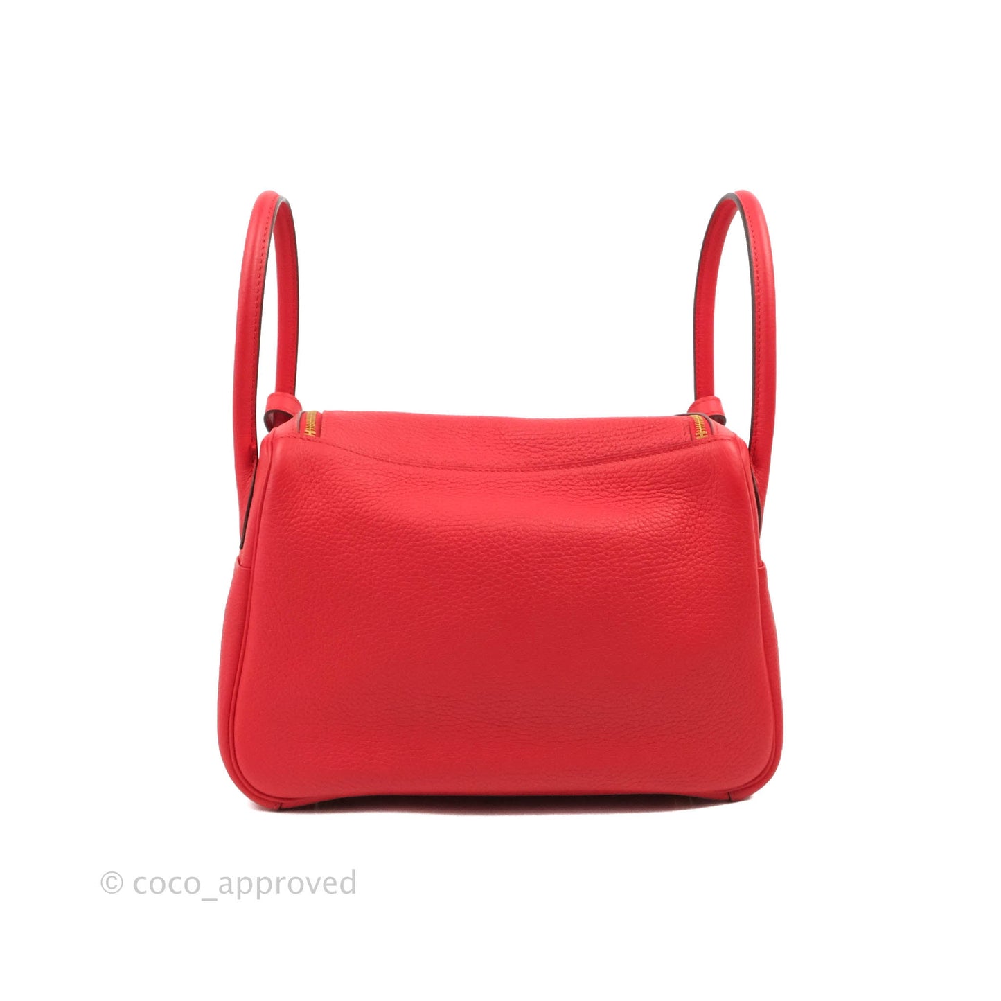Hermès Lindy 26 Rouge de Coeur Clemence Gold Hardware