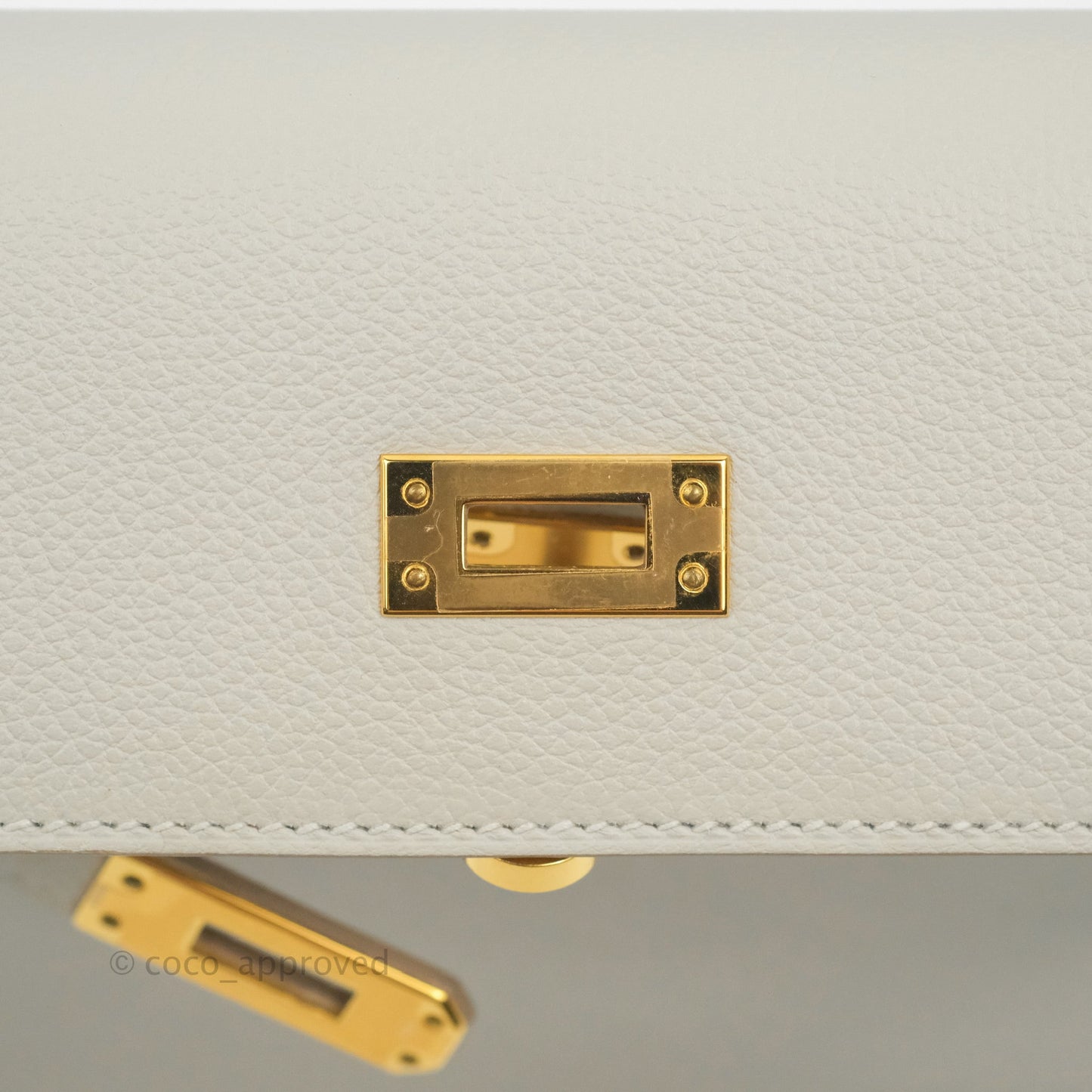 Hermès Kelly Danse II Bag Gris Perle 80 Evercolor Gold Hardware