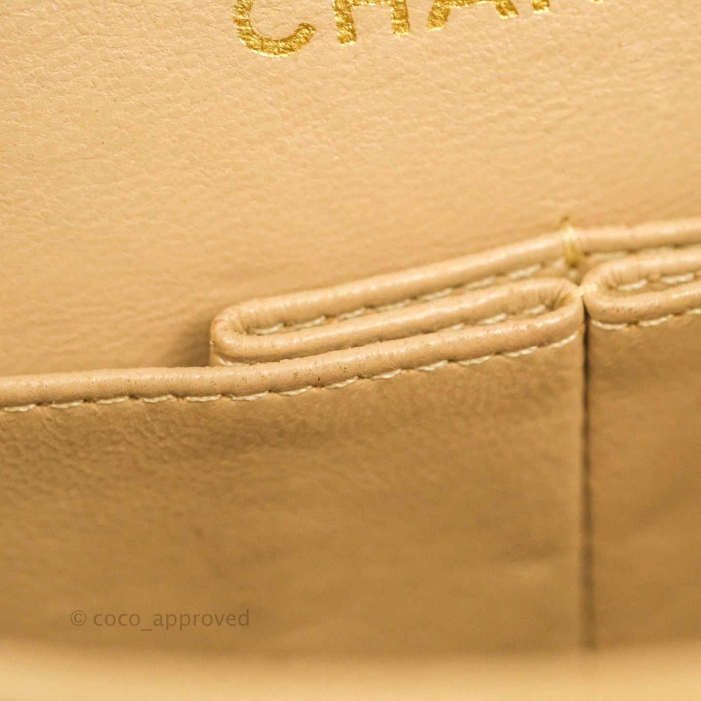 Chanel Classic Vintage Small Flap Beige Lambskin 24K Gold Hardware