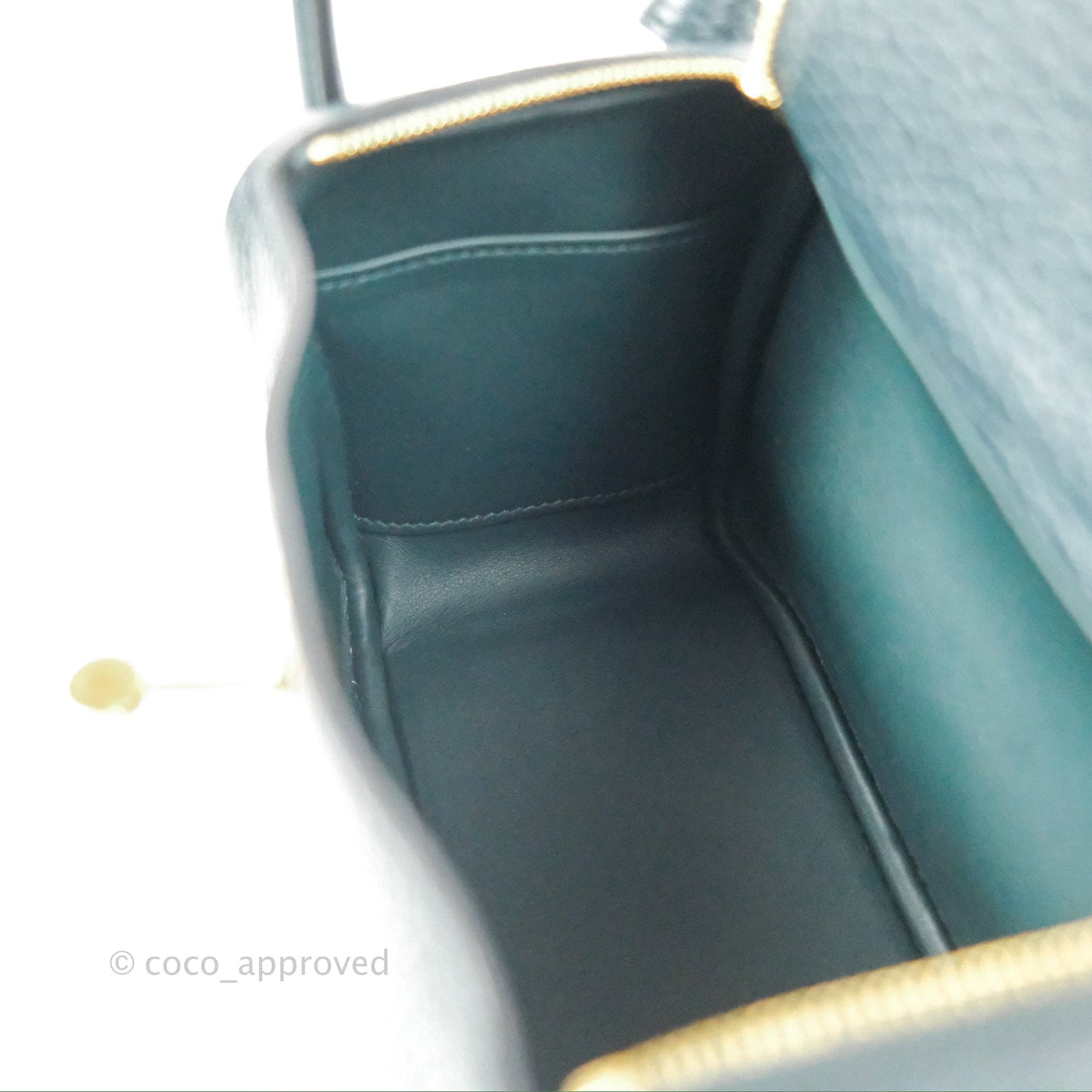 Hermès Mini Lindy 20 Vert Cypres Clemence Gold Hardware