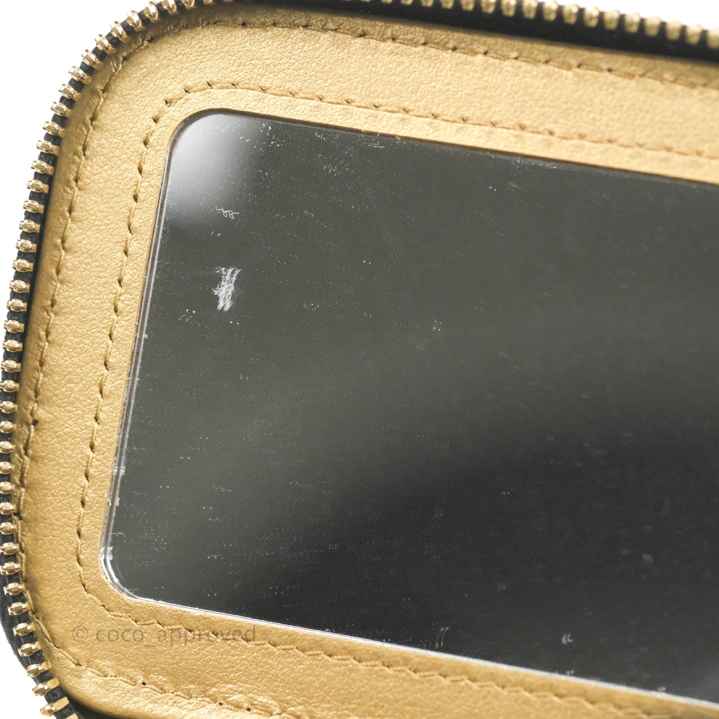 Chanel Classic Mini Vanity With CC Chain Black Lambskin Gold Hardware