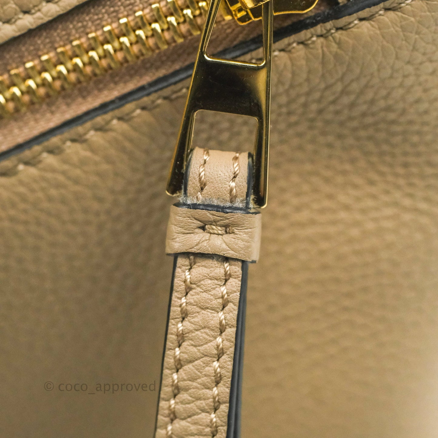 Loewe Small Puzzle Bag Sand Mink Grained Calfskin