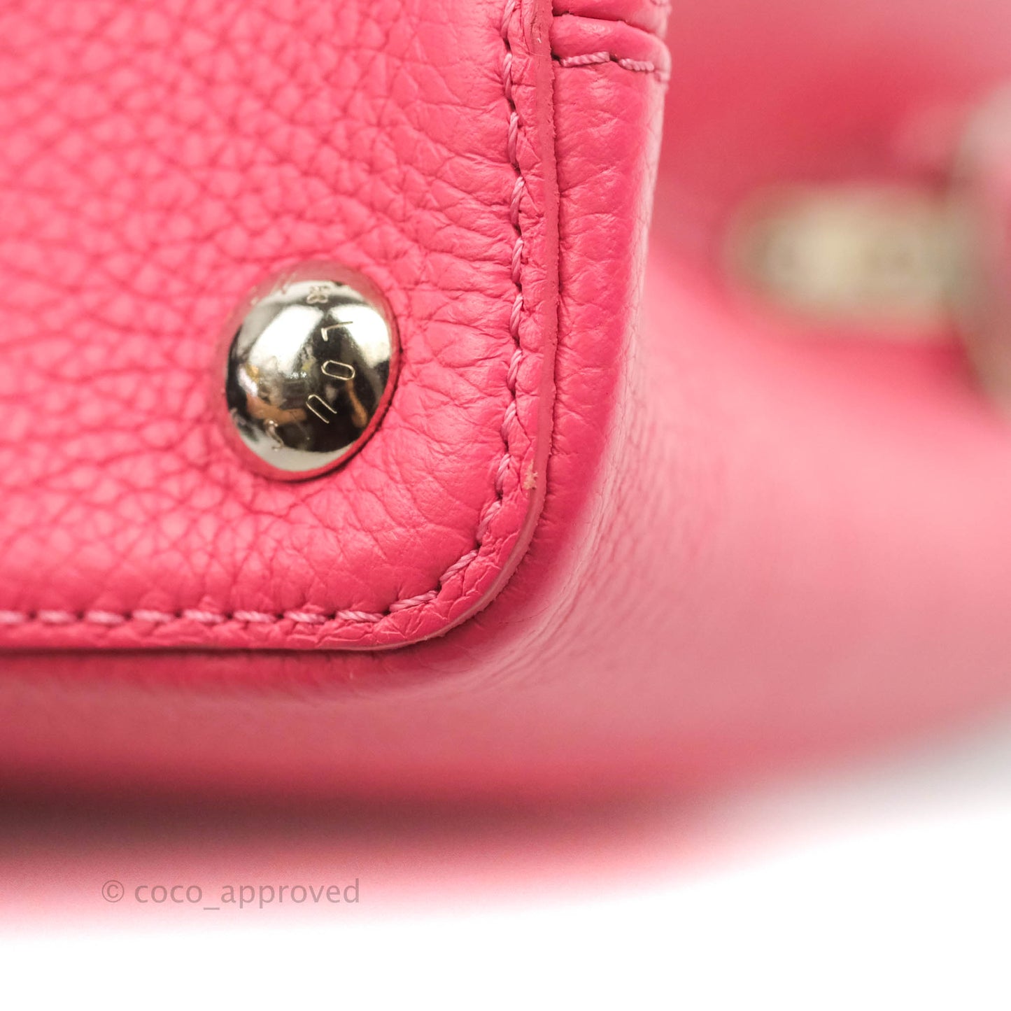 Louis Vuitton Capucines BB Embellished Pink