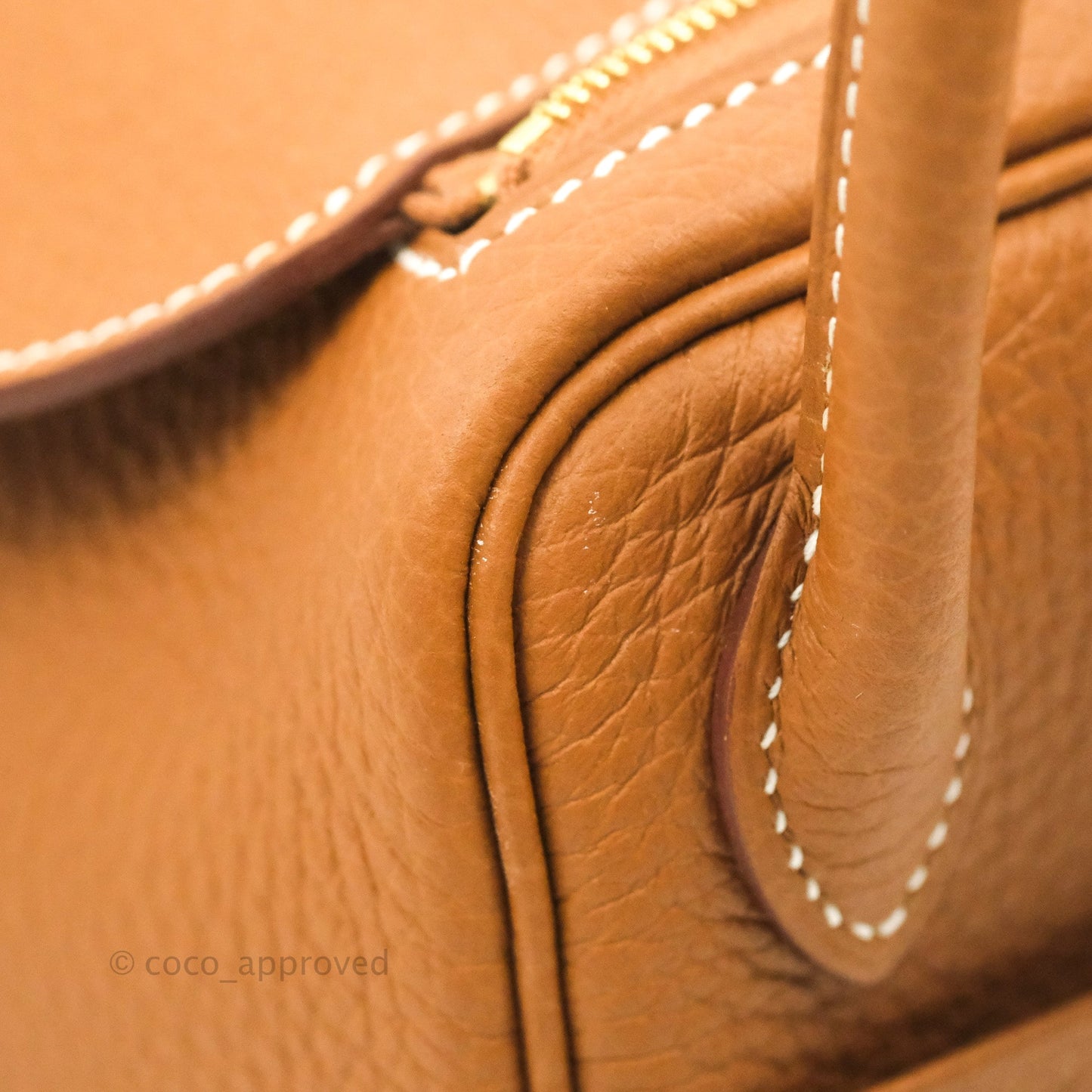 Hermès Mini Lindy 20 Gold Clemence Gold Hardware