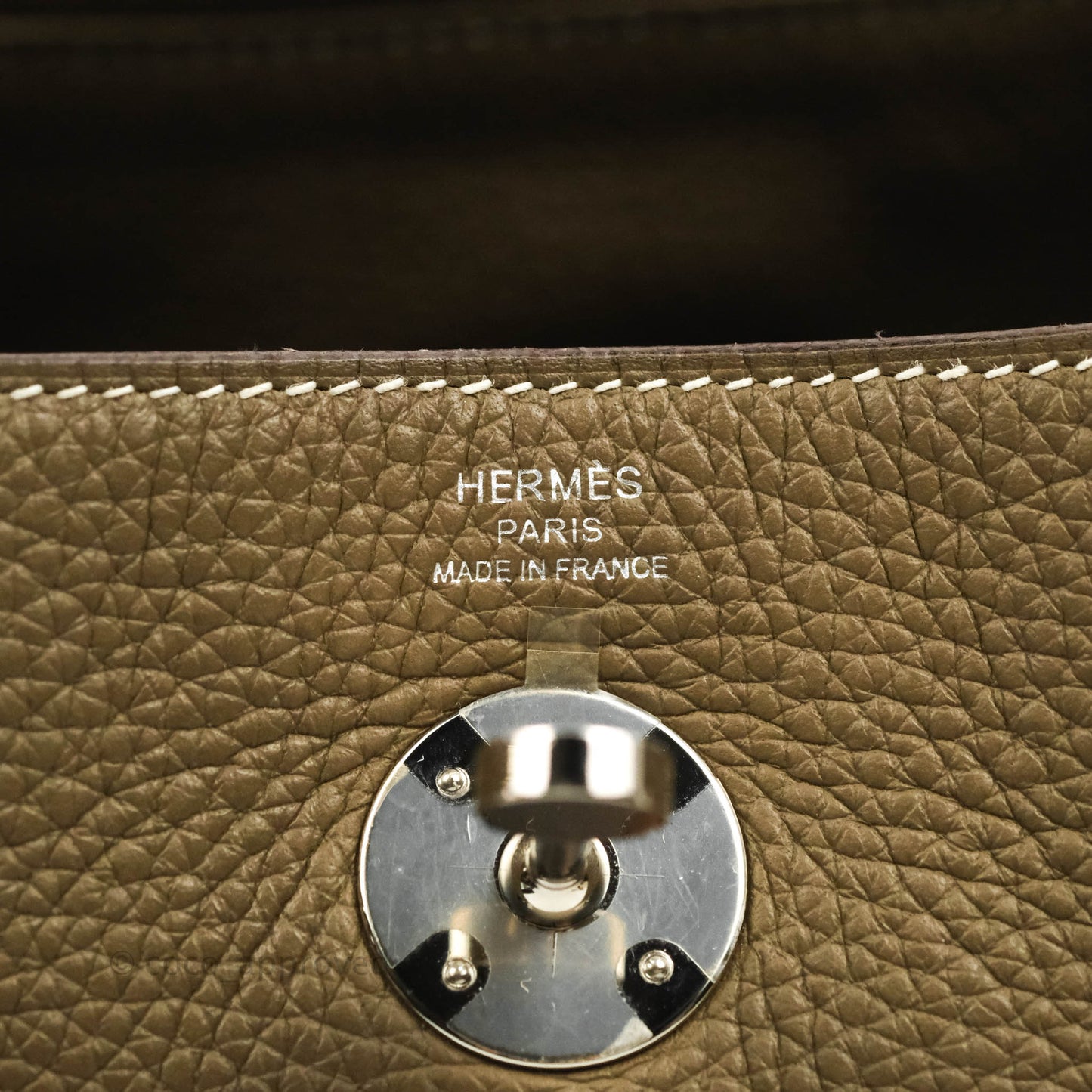 Hermès Lindy 26 Taurillon Clemence Etoupe Palladium Hardware
