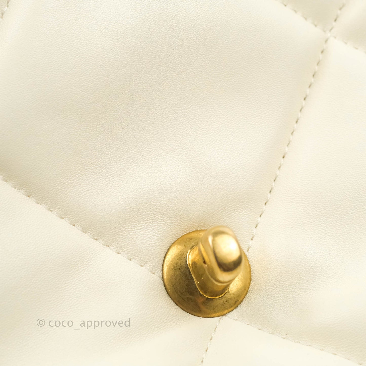 Chanel 19 Small White Mixed Hardware