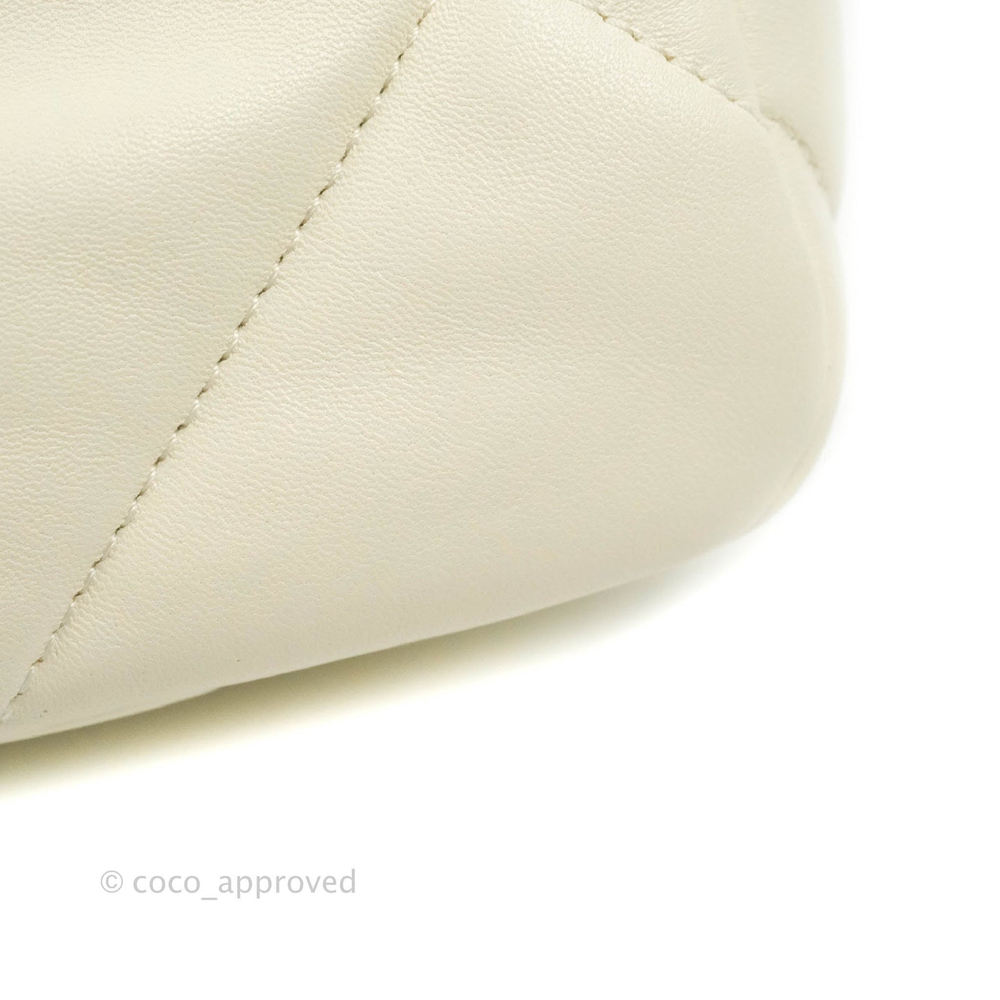 Chanel 19 Small White Mixed Hardware