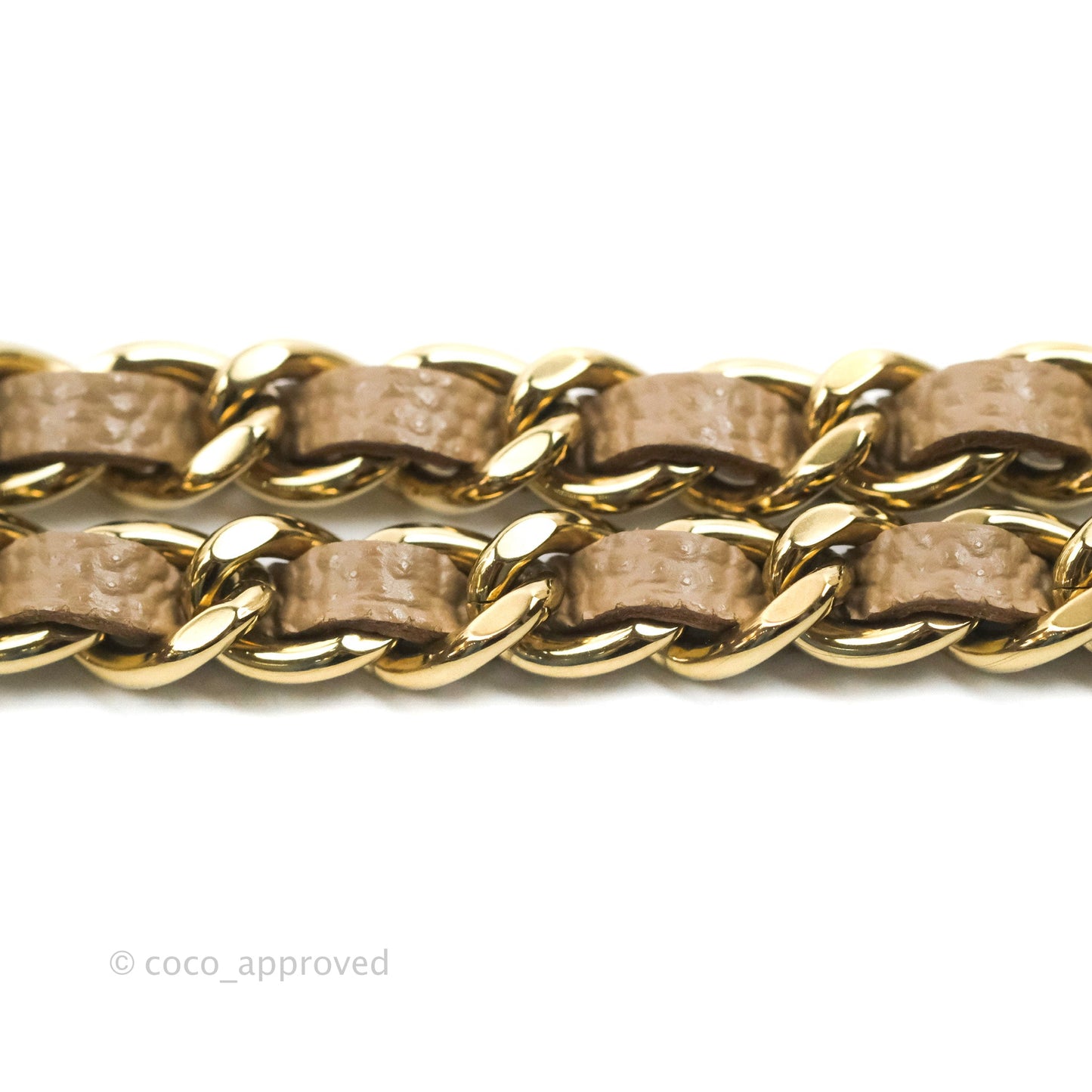 Chanel Mini Clutch With Chain Dark Beige Caviar Gold Hardware