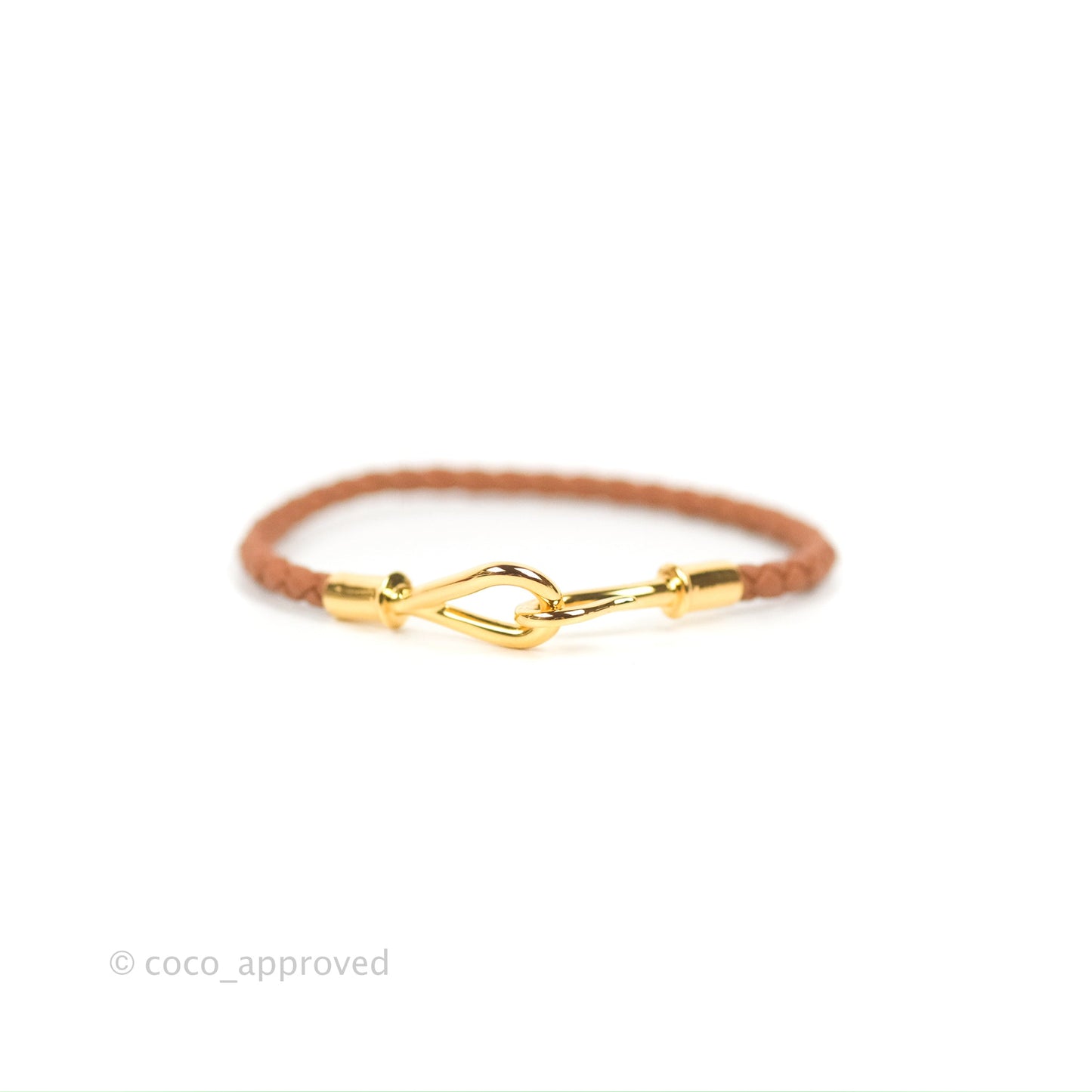 Hermès Jumbo H Bracelet Gold Swift