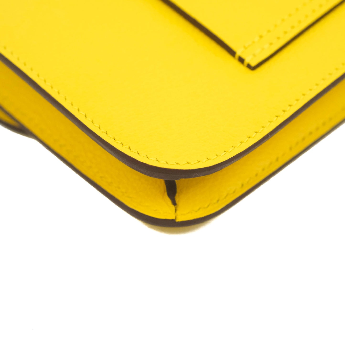 Hermès Constance Slim Wallet Jaunde De Naples Epsom Gold Hardware