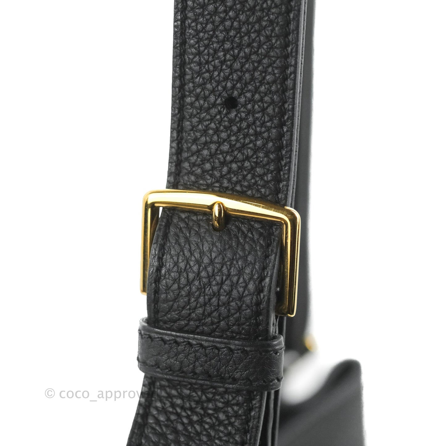 Hermes Togo So Kelly 22 Black Gold Hardware