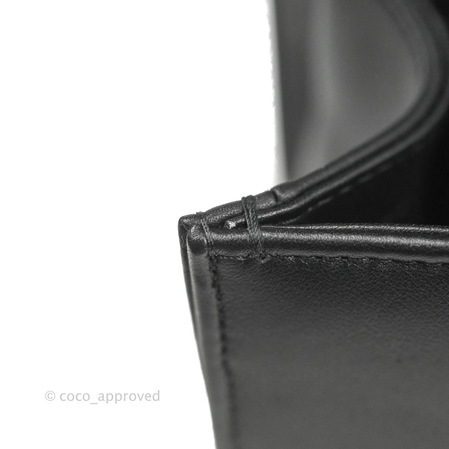 Chanel Quilted Medium Boy Black Calfskin Ruthenium Hardware