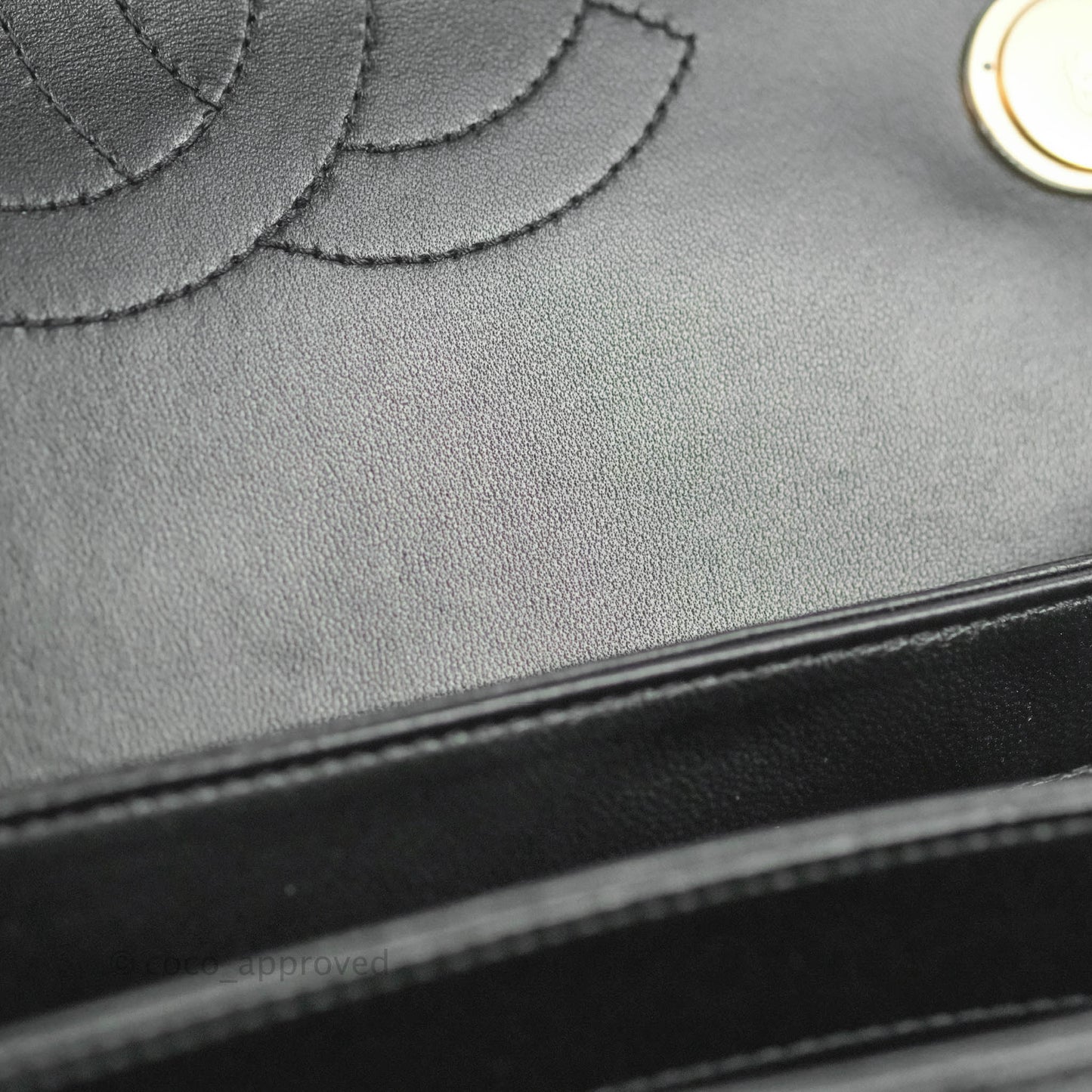 Chanel Small Trendy CC Black Lambskin Rose Gold Hardware 22C
