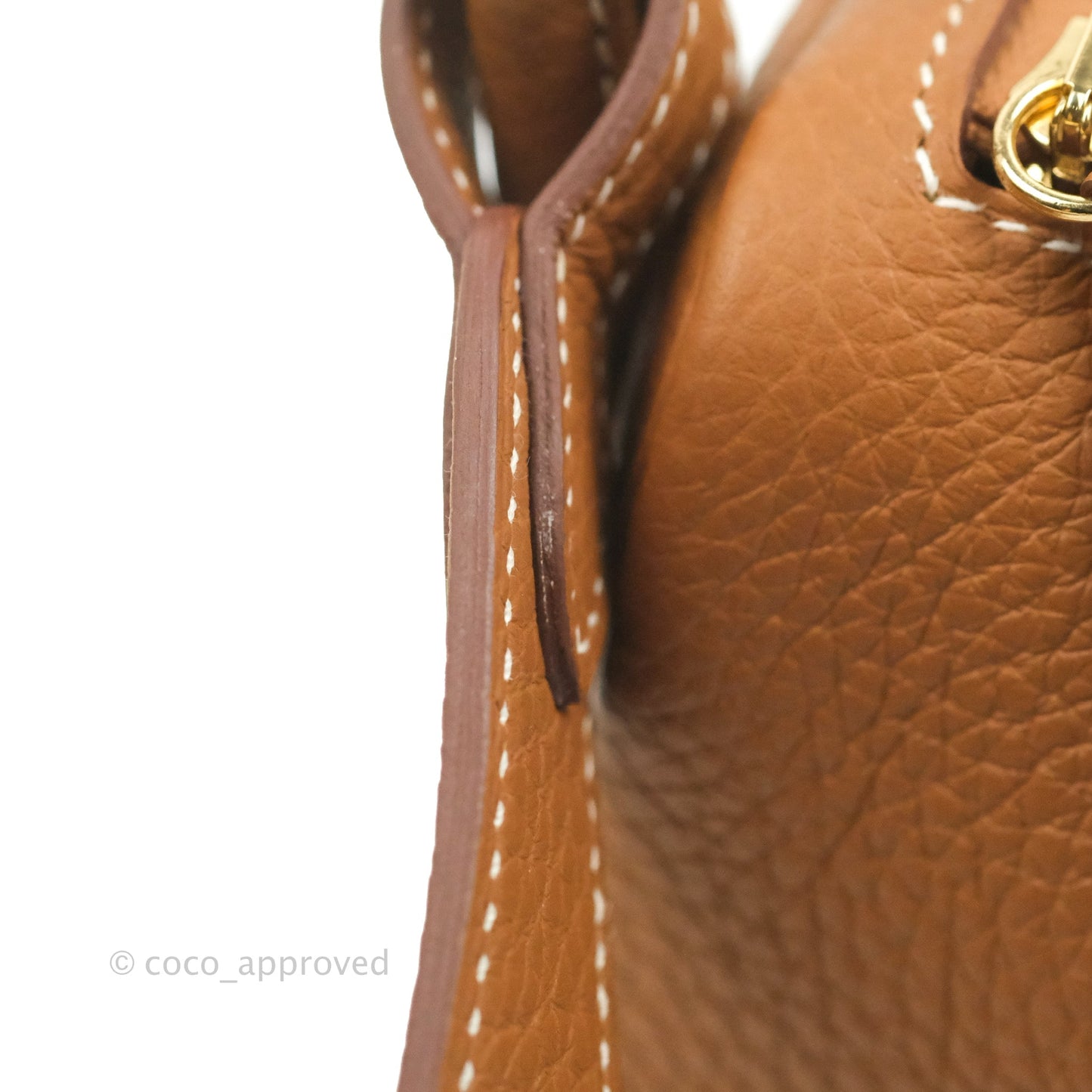 Hermès Mini Lindy 20 Gold Clemence Gold Hardware
