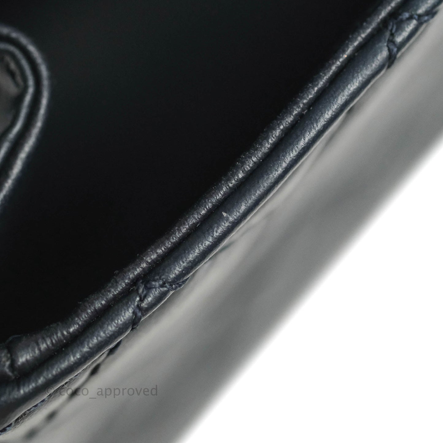 Chanel Mini Reissue 224 Navy Aged Calfskin Gold Hardware