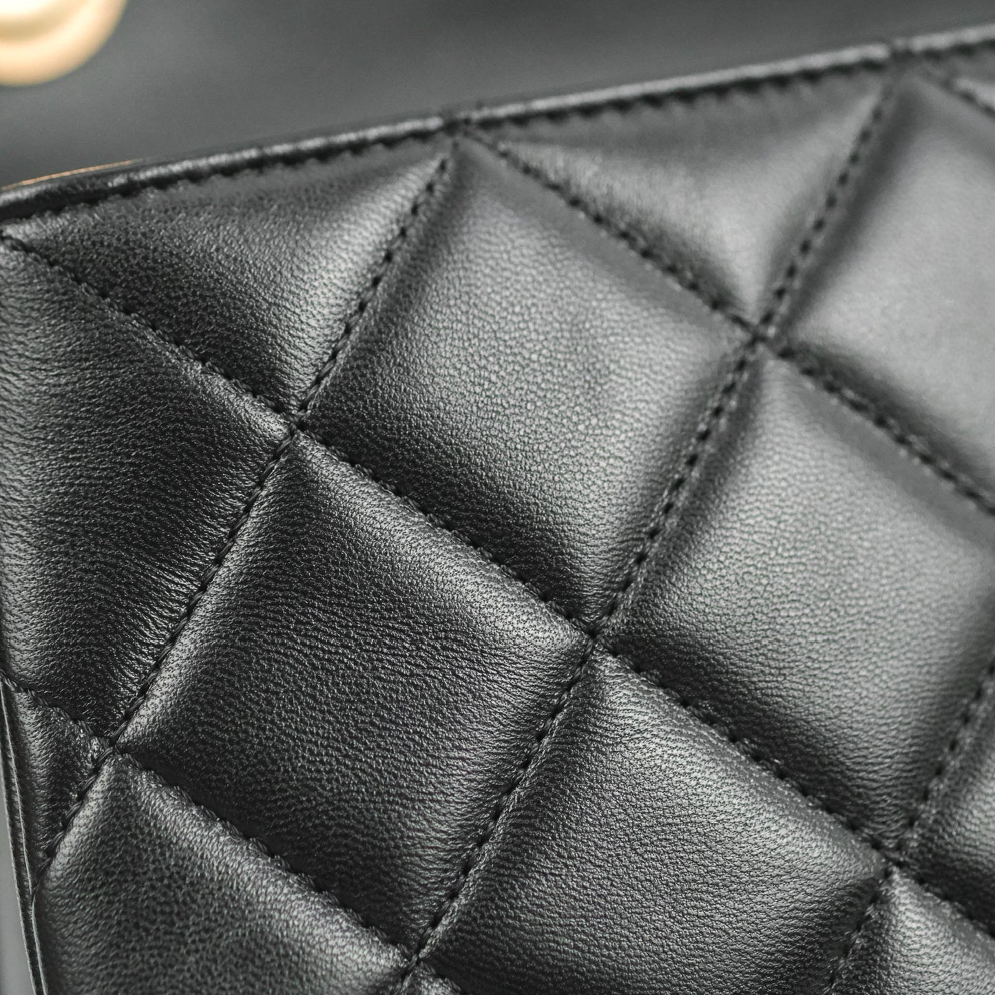 Chanel Small Trendy CC Black Lambskin Rose Gold Hardware 22C