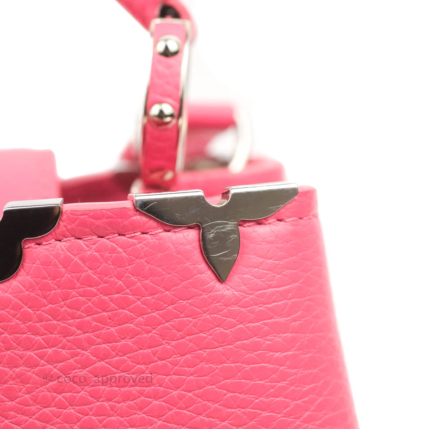 Louis Vuitton Capucines BB Embellished Pink
