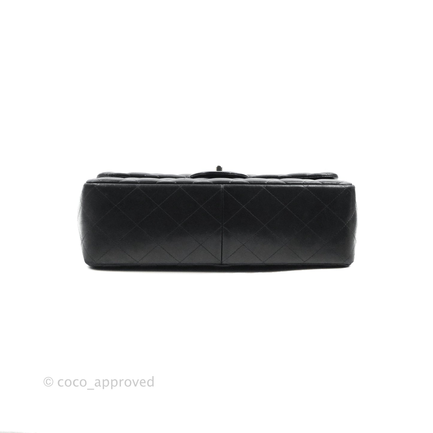 Chanel Jumbo Double Flap Black Lambskin Silver Hardware⁣⁣