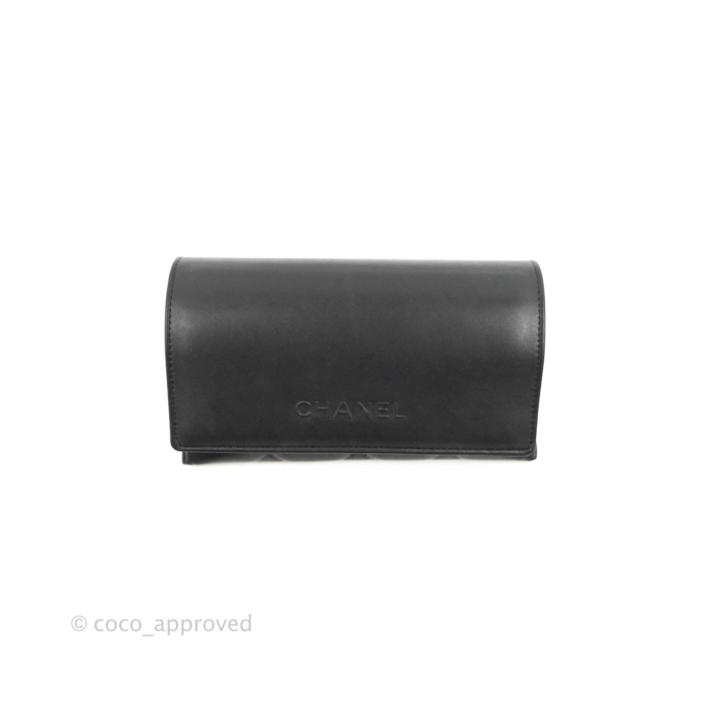 Chanel 4262 Butterfly Black Metal Sunglasses with Pearl Strap