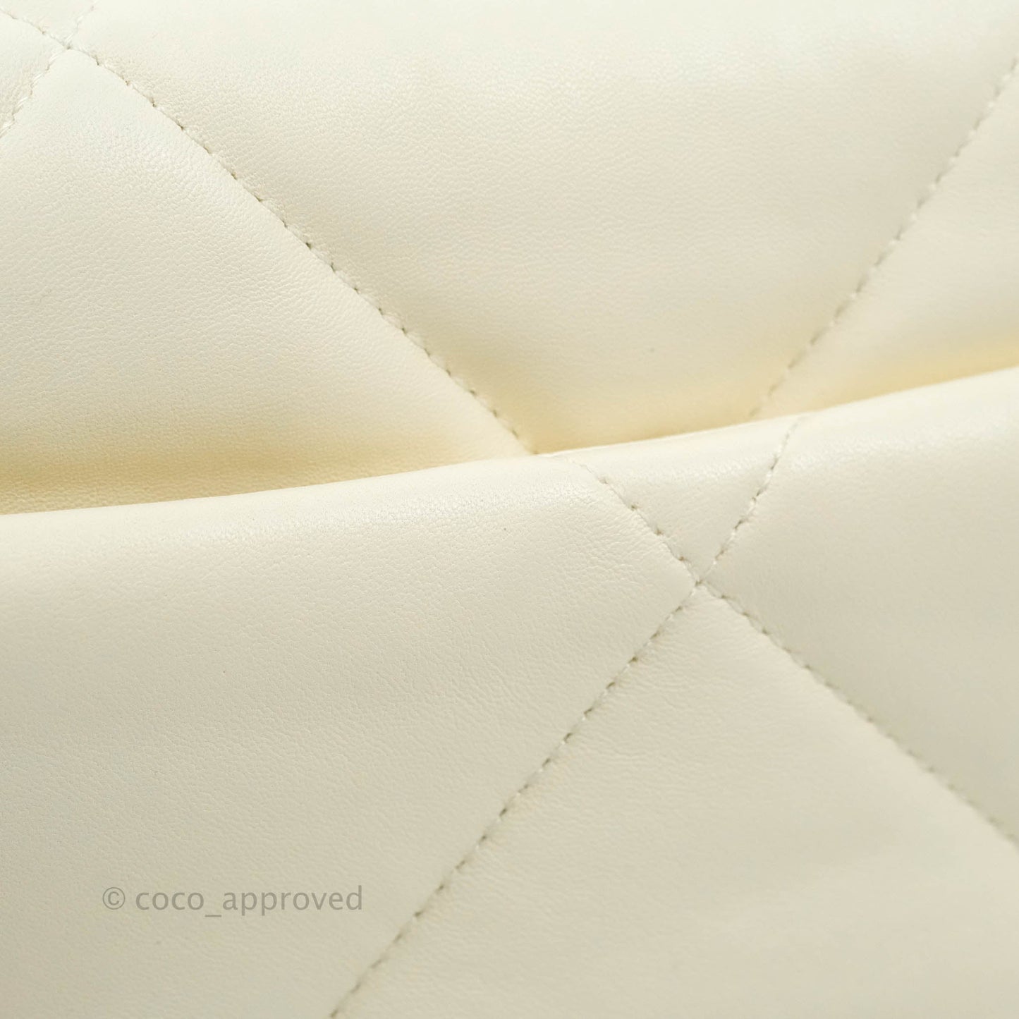 Chanel 19 Small White Mixed Hardware