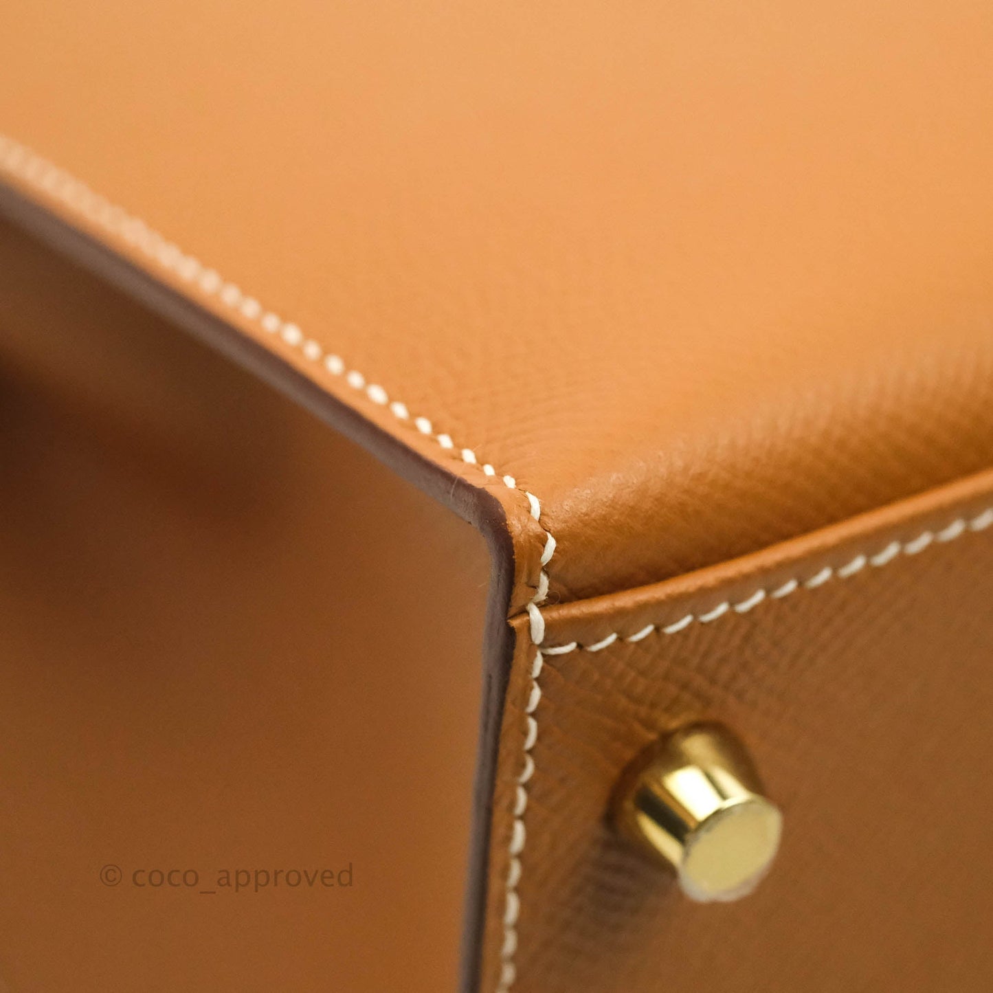 Hermès Kelly 28 Gold Epsom Gold Hardware