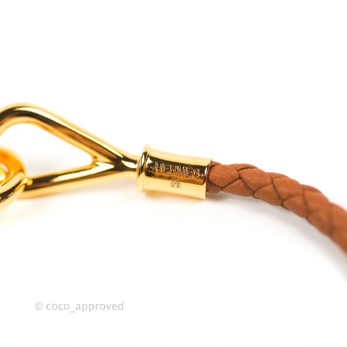 Hermès Jumbo H Bracelet Gold Swift