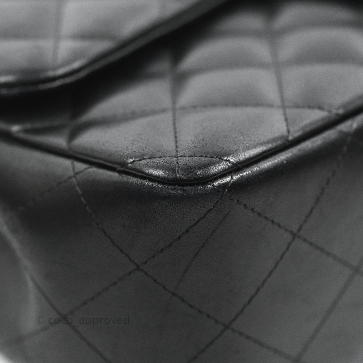 Chanel Jumbo Double Flap Black Lambskin Silver Hardware⁣⁣