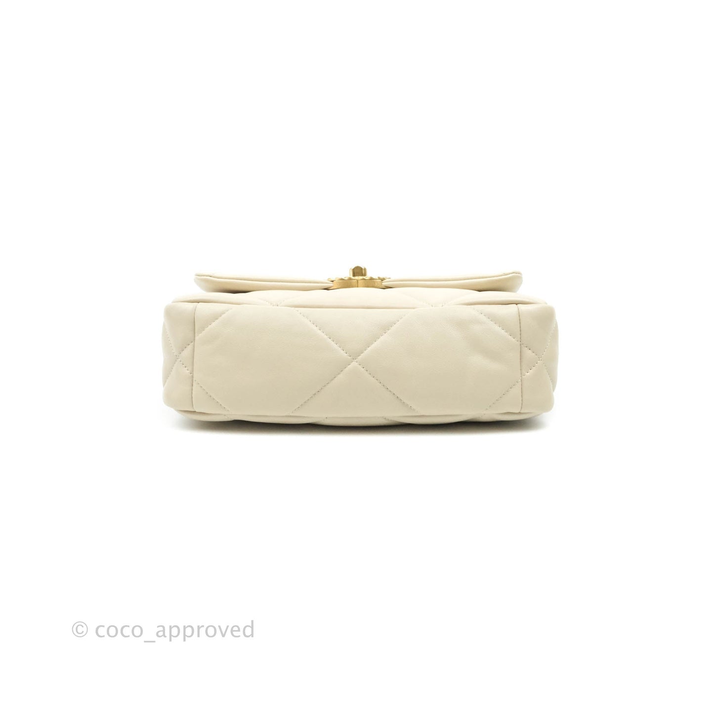 Chanel 19 Small Light Beige Lambskin Mixed Hardware 21C