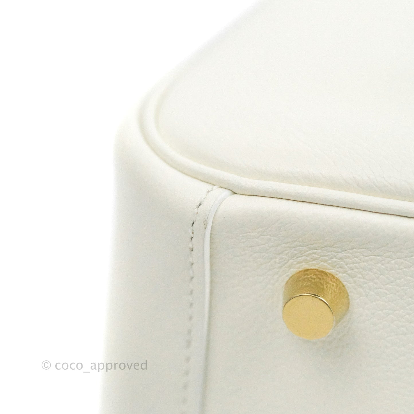 Hermès Lindy 26 Evercolor Blanc Gold Hardware