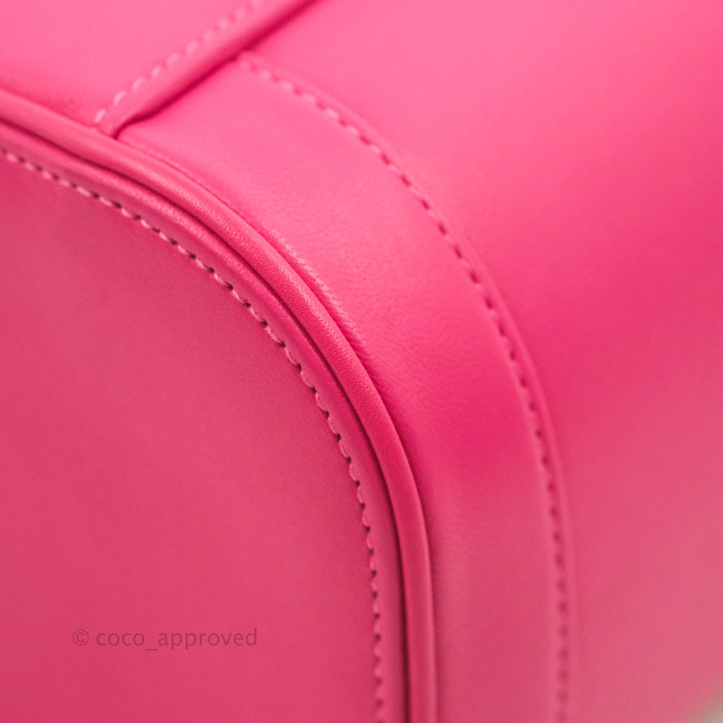 Chanel CC Mania Vanity Case Pink Lambskin Gold Hardware
