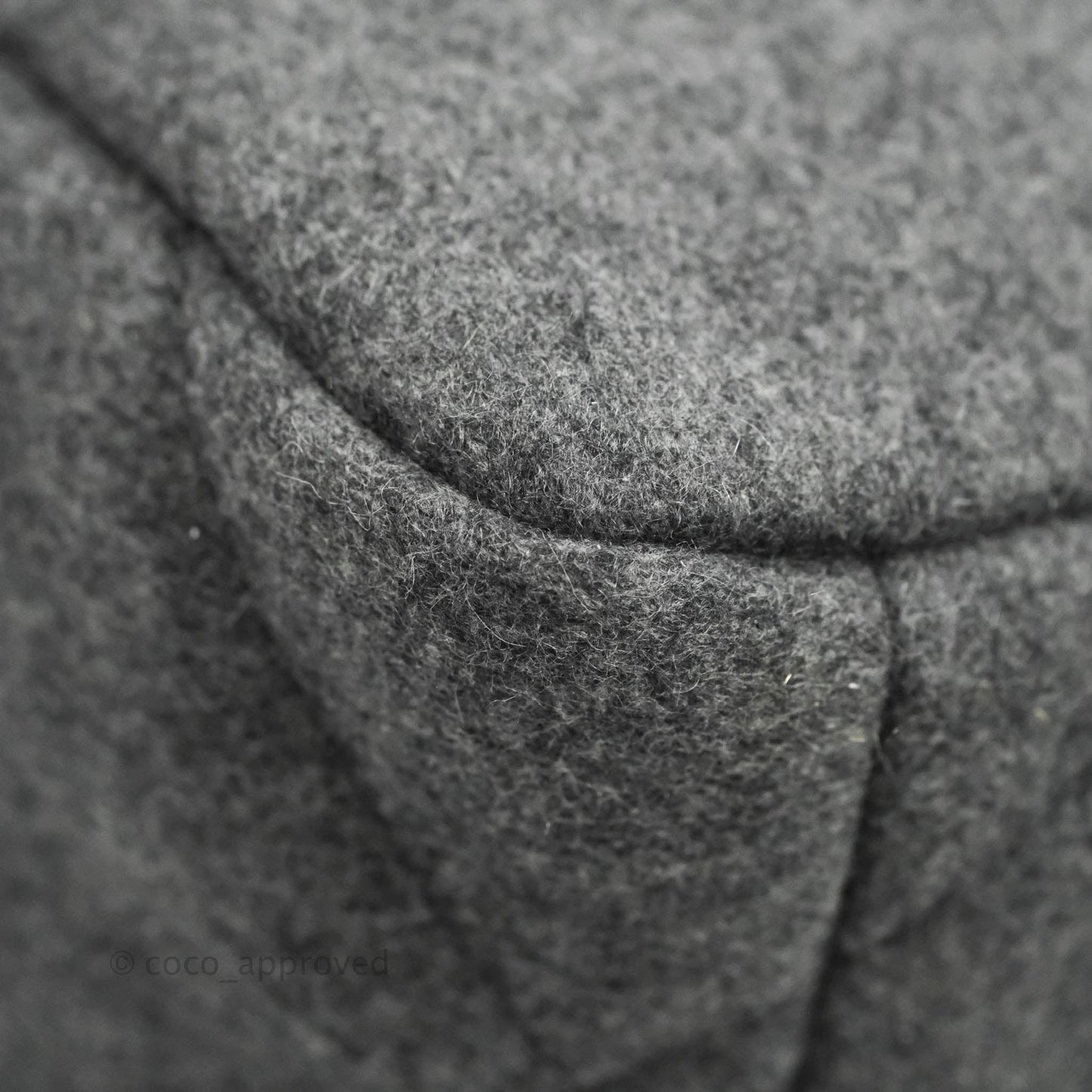 Chanel 19 Small Grey Wool Fabric Mixed Hardware