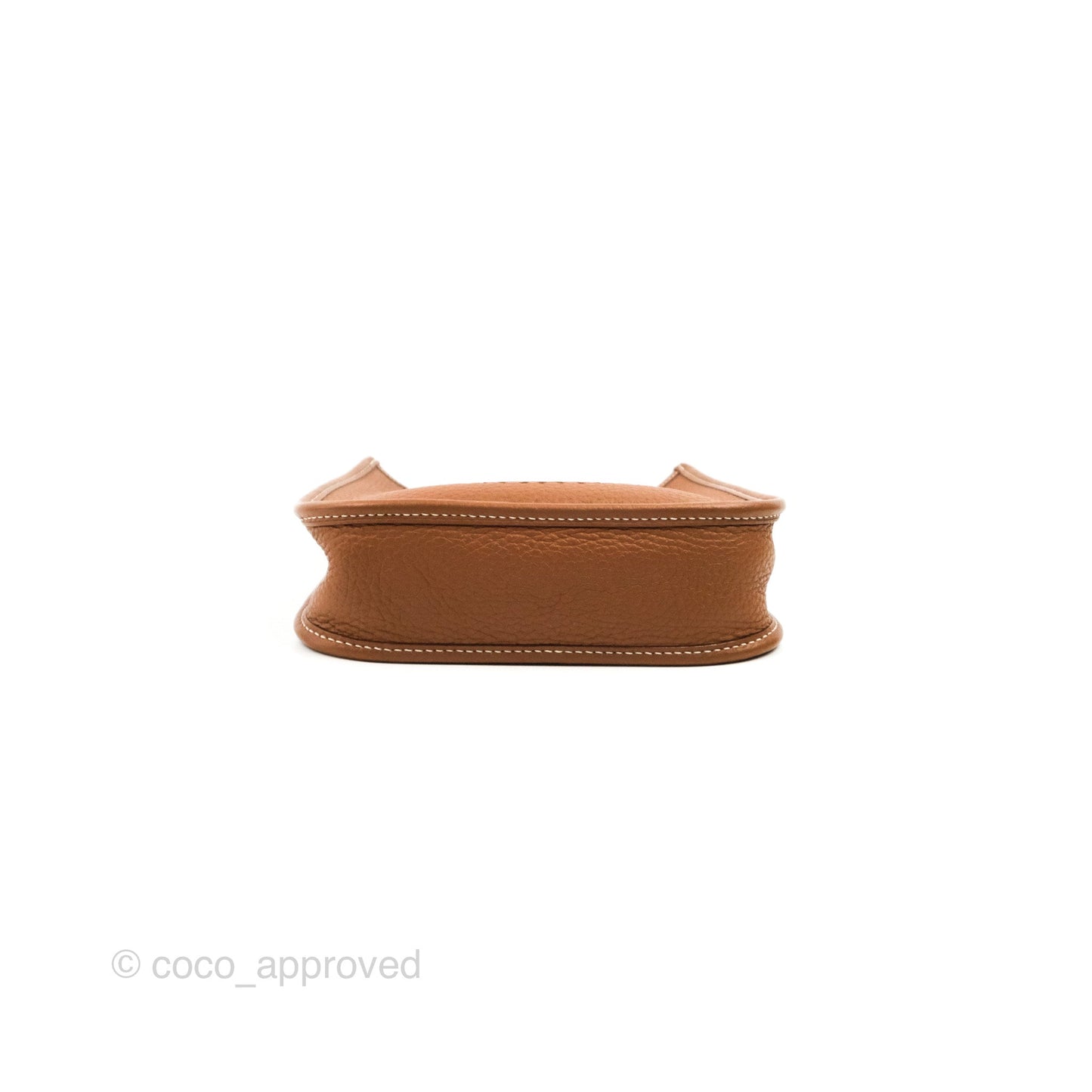 Hermès Mini Evelyne 16 Gold Clemence Palladium Hardware