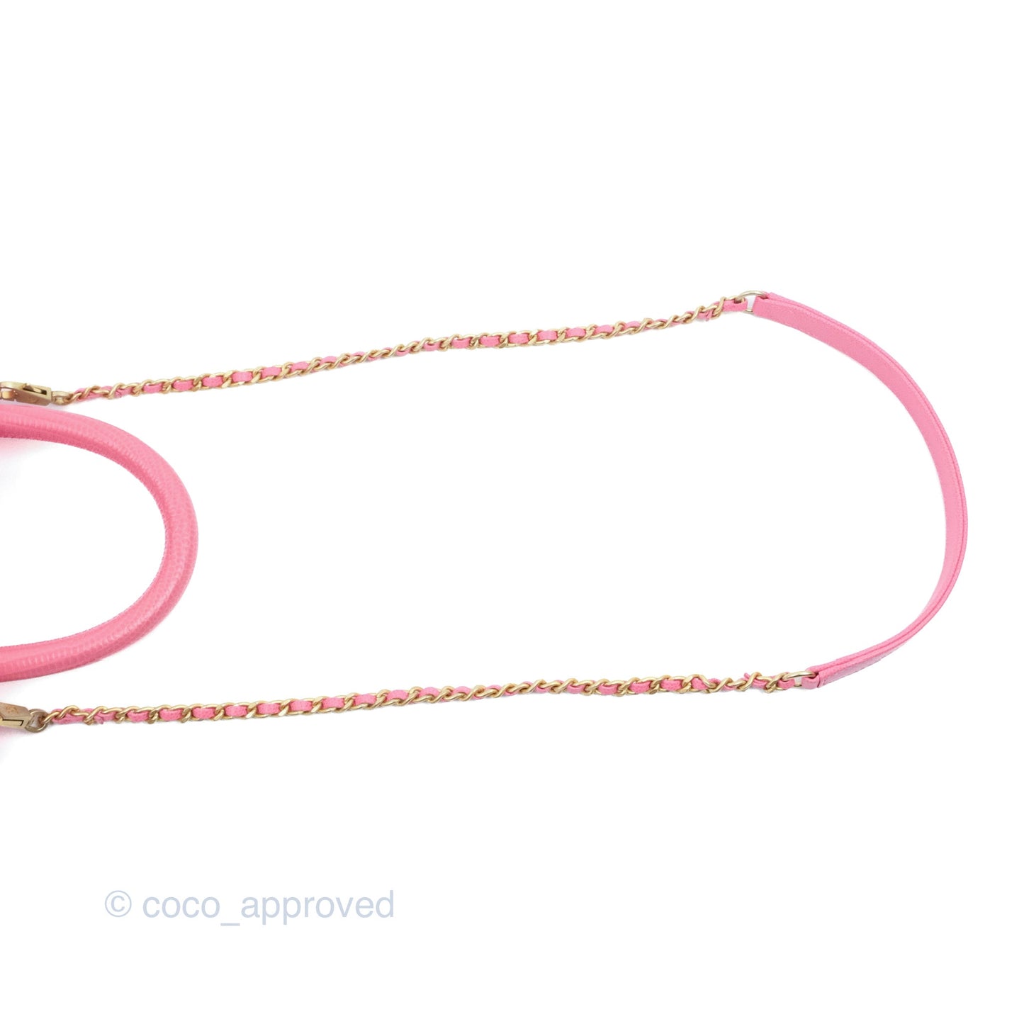 Chanel Small Coco Handle Quilted Pink Caviar Aged Gold Hardware Lizard Embossed Handle