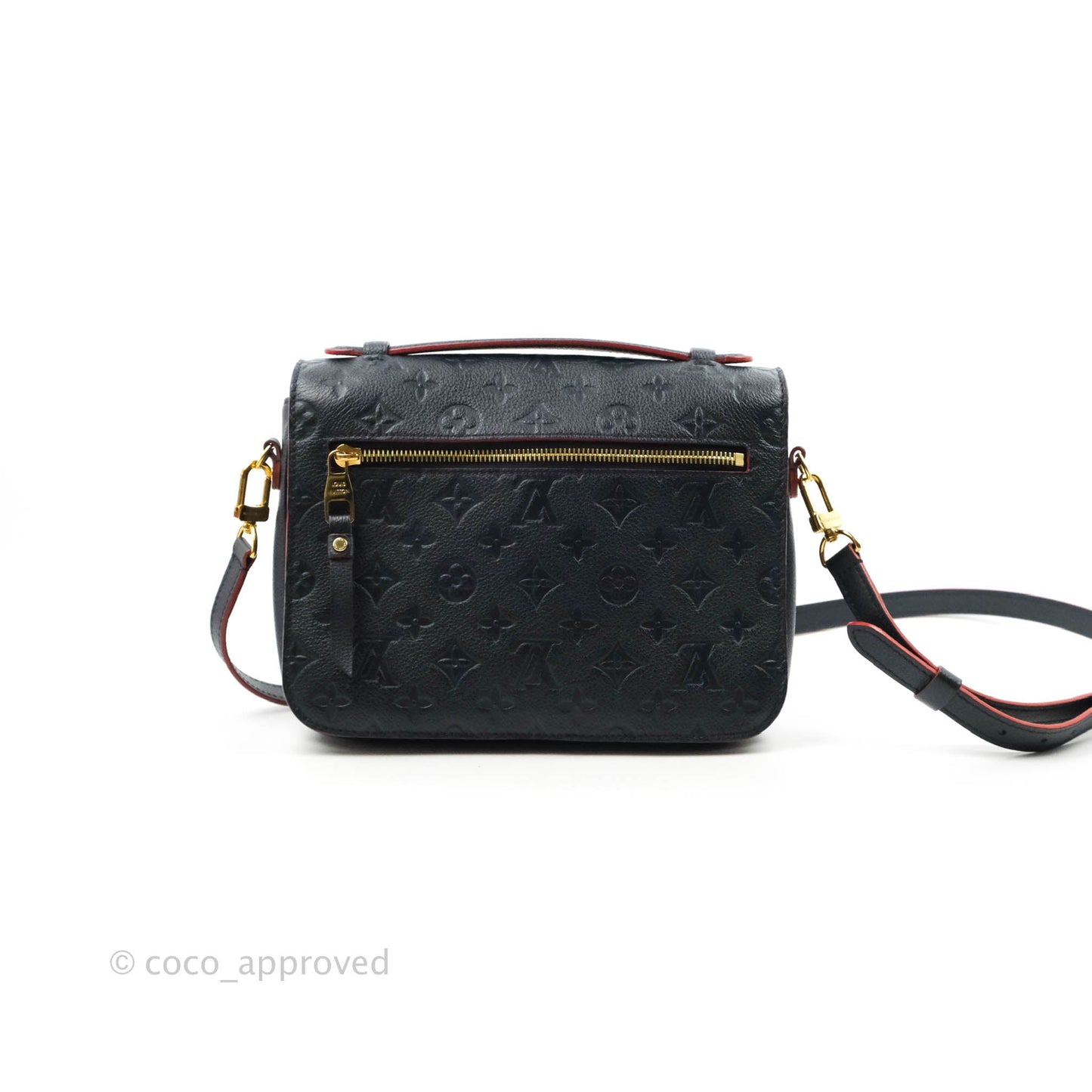 Louis Vuitton Empreinte Pochette Metis Marine Rouge