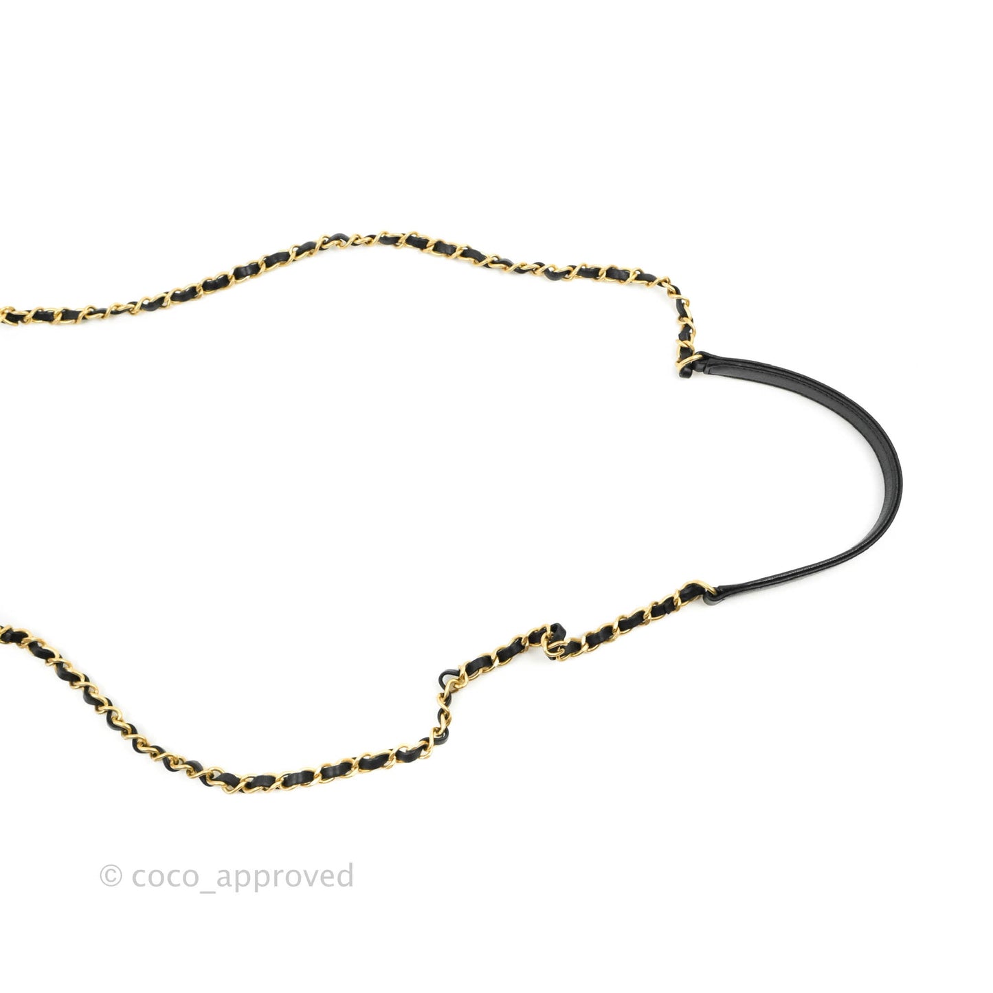 Chanel Quilted Chic Pearls Flap Black Goatskin Aged Gold Hardware