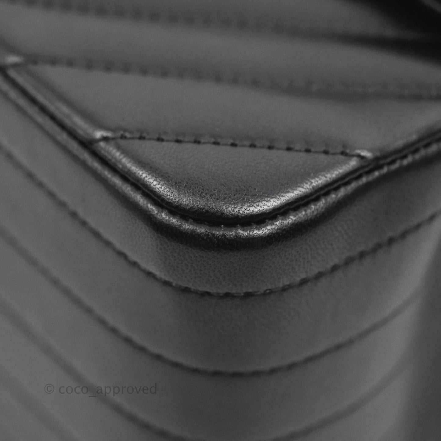 Chanel Jumbo Double Flap So Black Chevron Lambskin Black Hardware⁣⁣