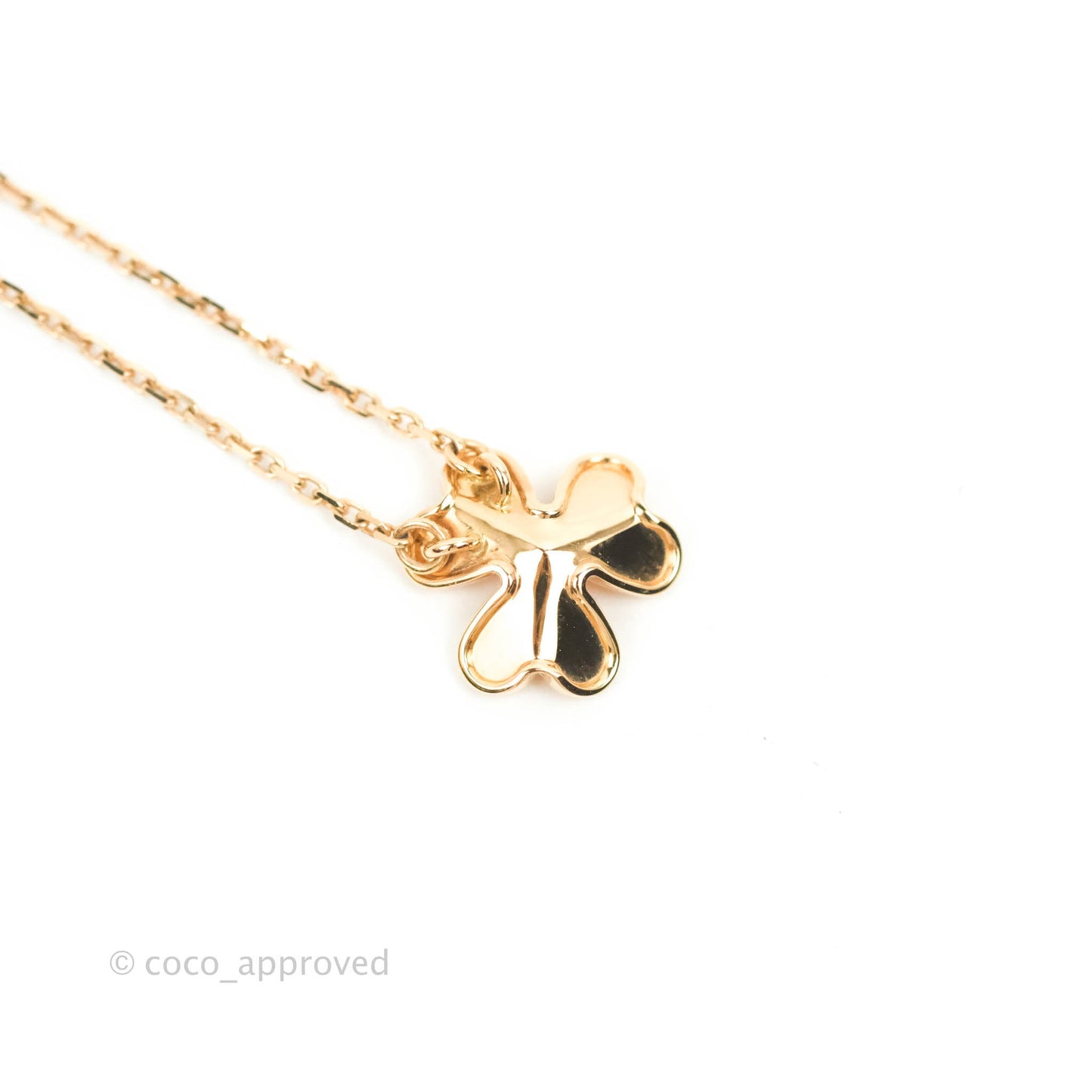 Van Cleef & Arpels Frivole Pendant Rose Gold Ruby Mini Model