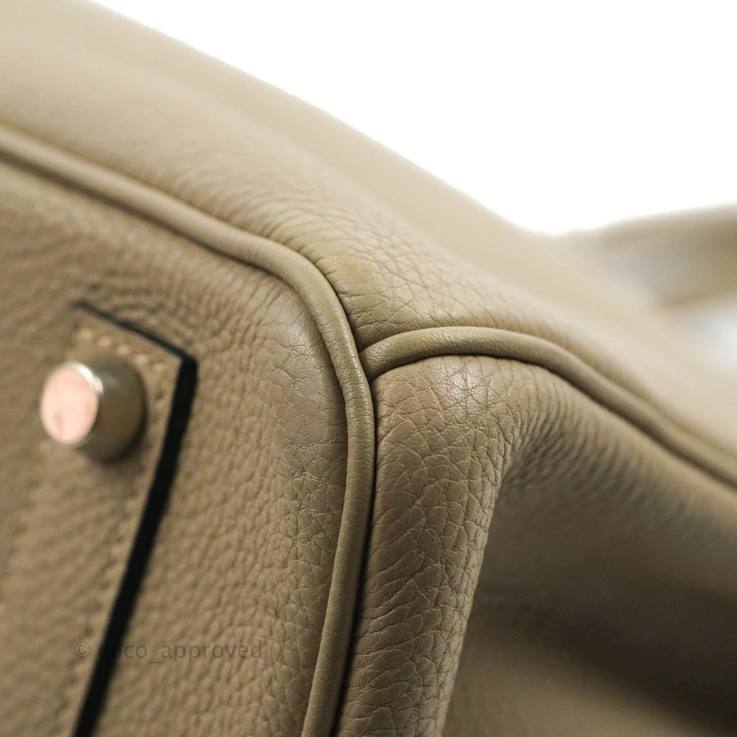 Hermès Birkin 35 Togo Gris Tourterelle Palladium Hardware