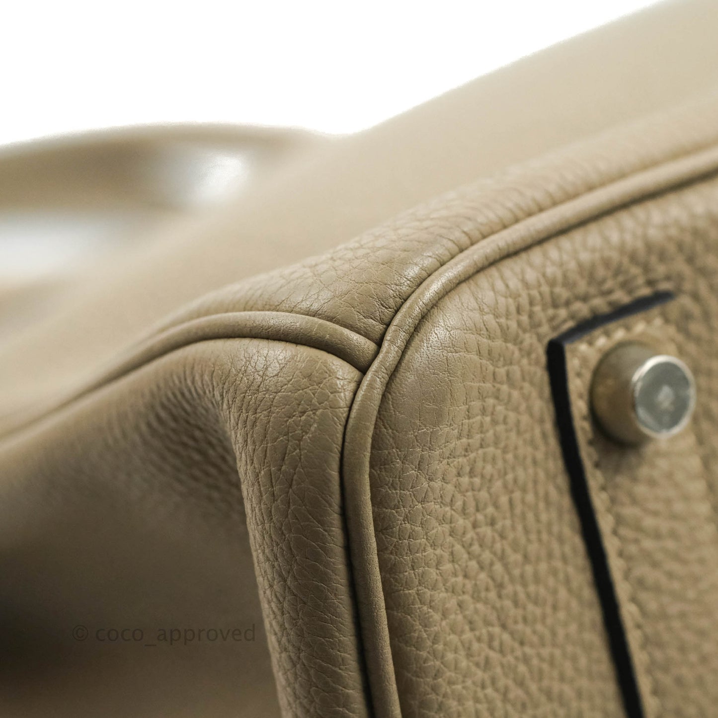 Hermès Birkin 35 Togo Gris Tourterelle Palladium Hardware