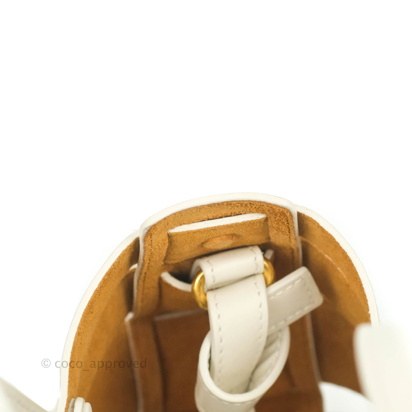 Bottega Veneta Small Shell Bag White