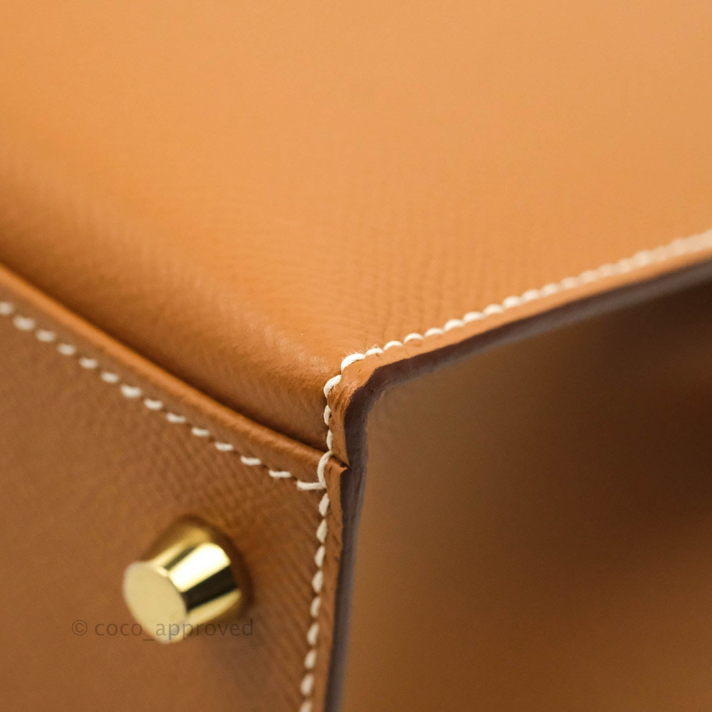 Hermès Kelly 28 Gold Epsom Gold Hardware