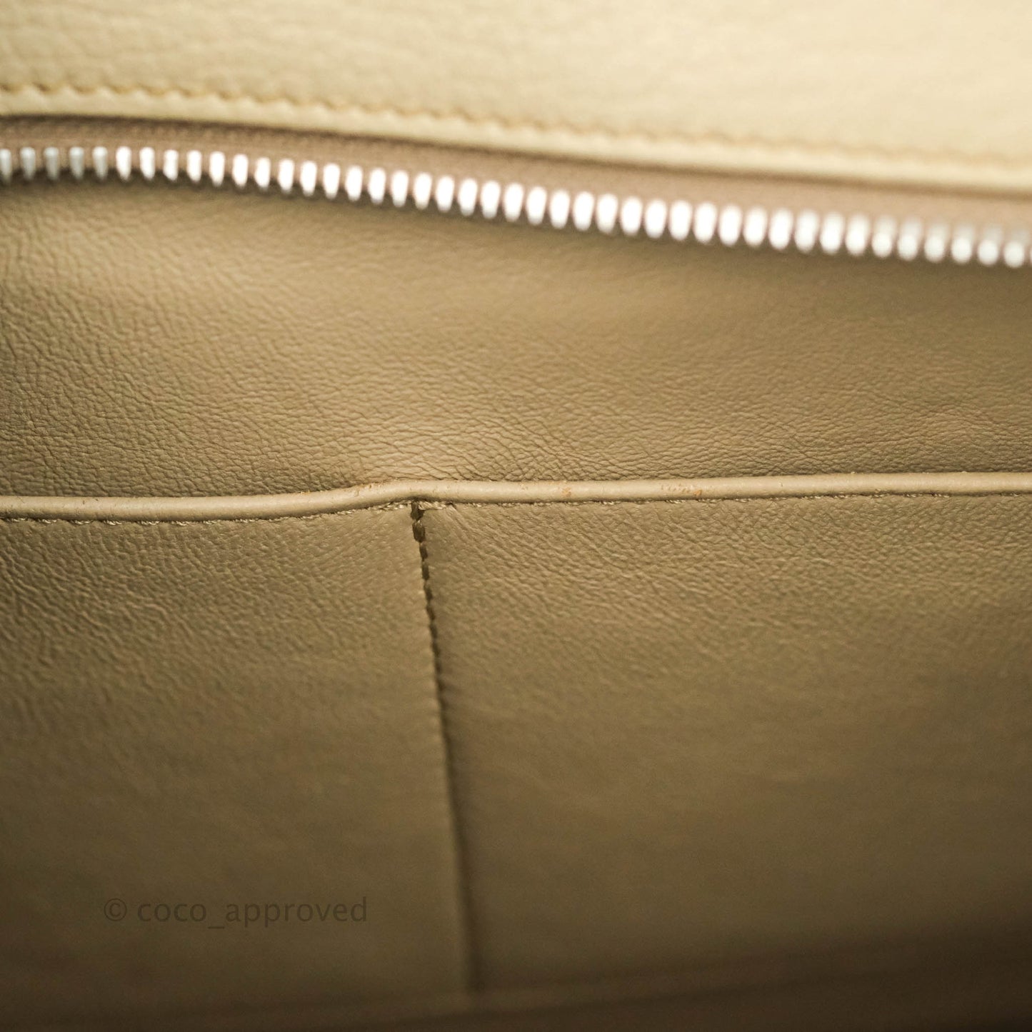 Celine Medium Edge Bag Etaupe Grained Calfskin