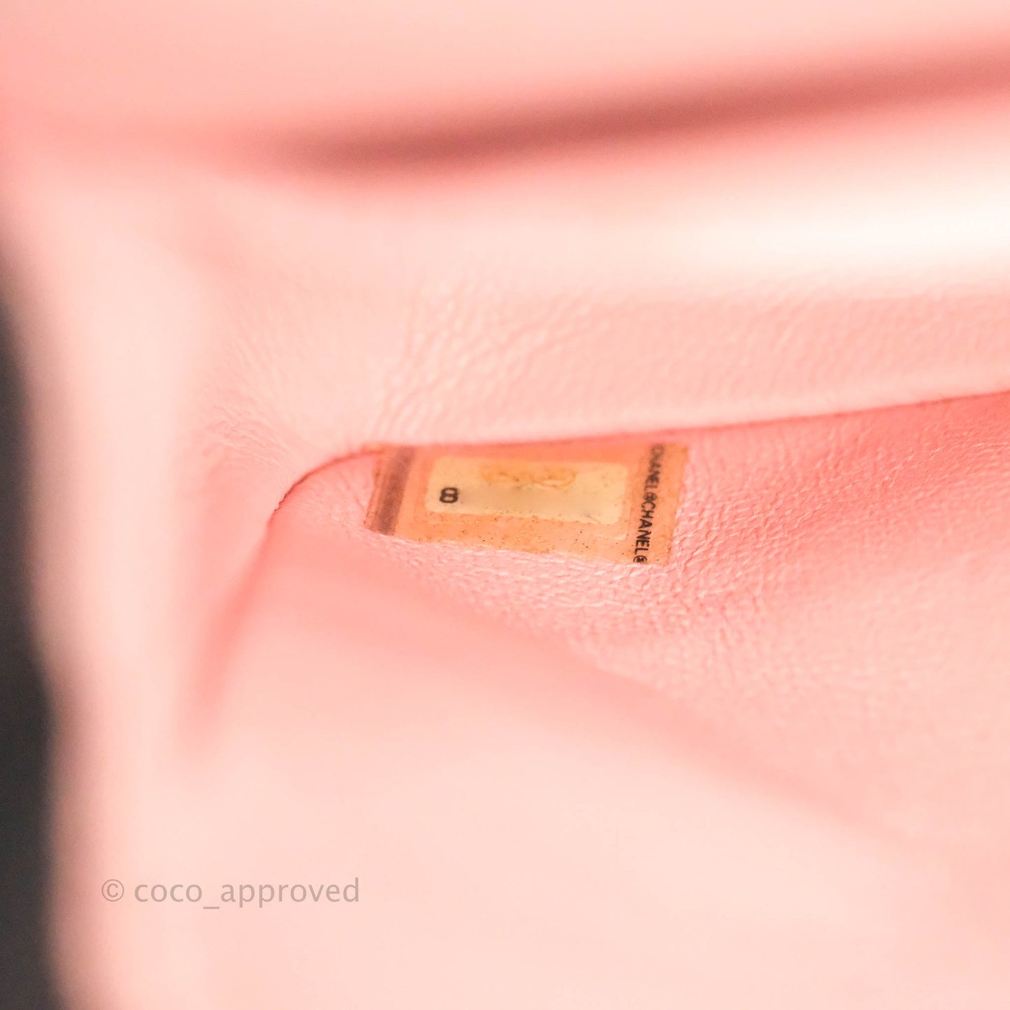 Chanel Vintage Classic M/L Medium Flap Quilted Pink Caviar 24K Gold Hardware