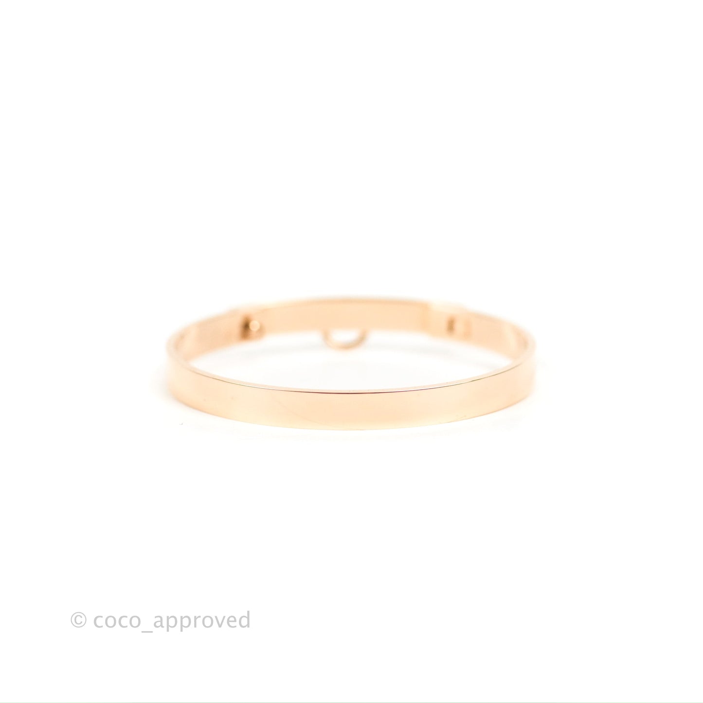 Hermès Collier De Chien Bracelet Rose Gold PM